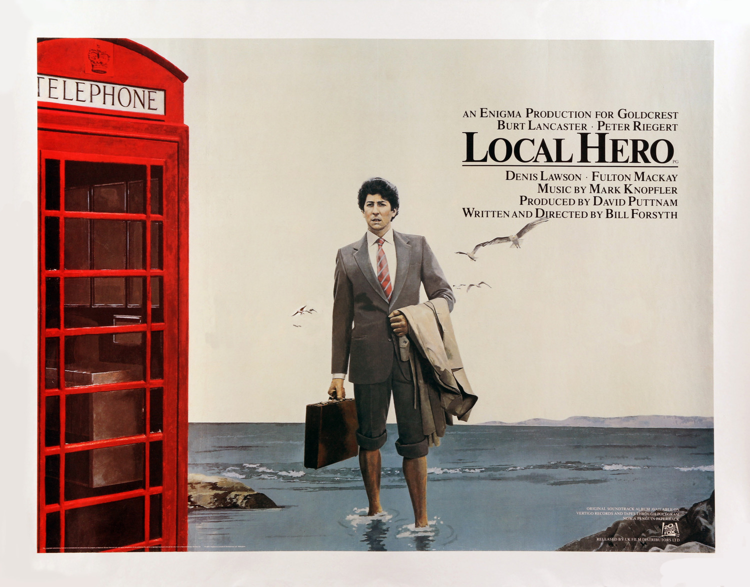 Extra Large Movie Poster Image for Local Hero (#2 of 2)
