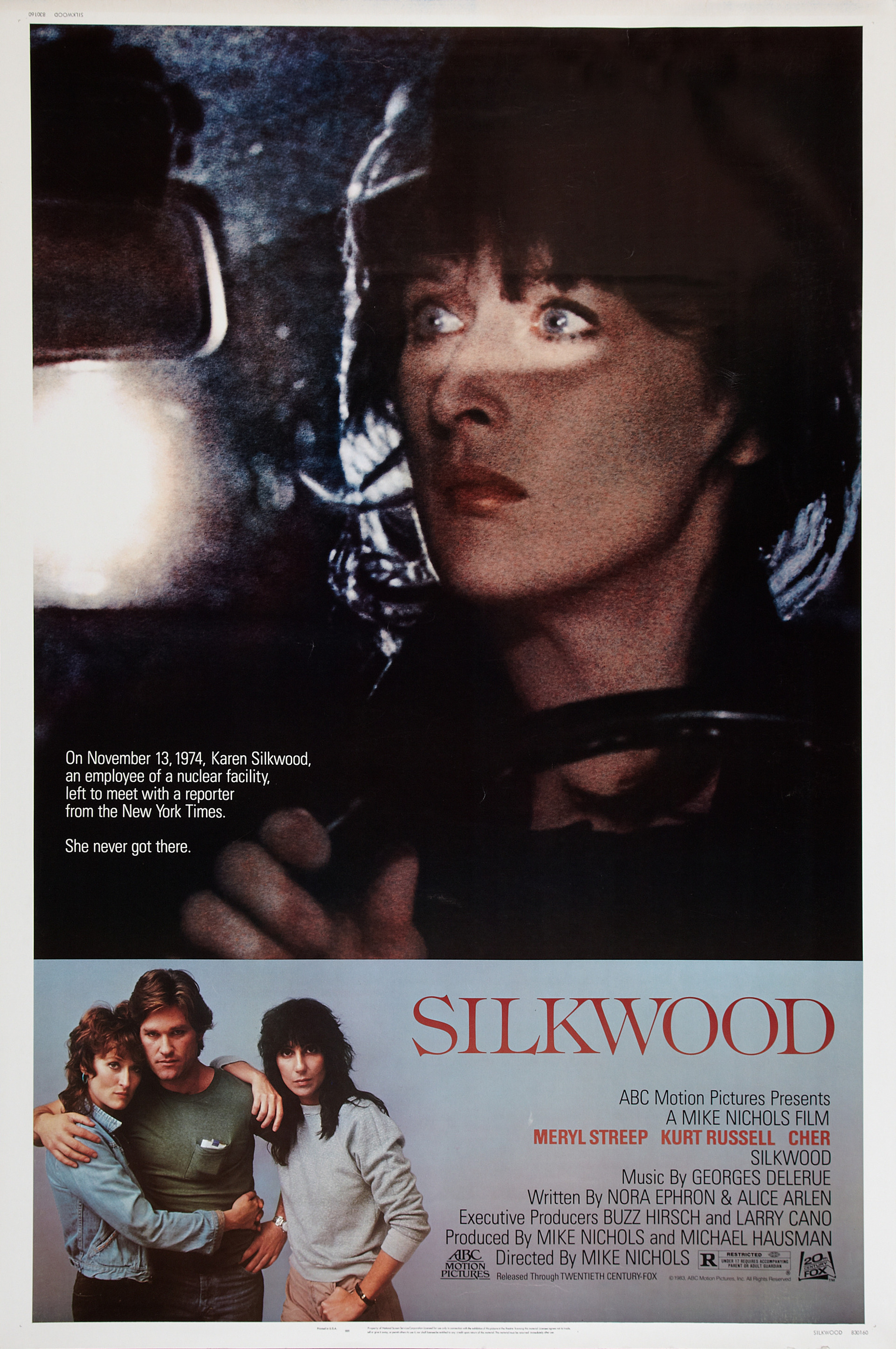 Mega Sized Movie Poster Image for Silkwood 