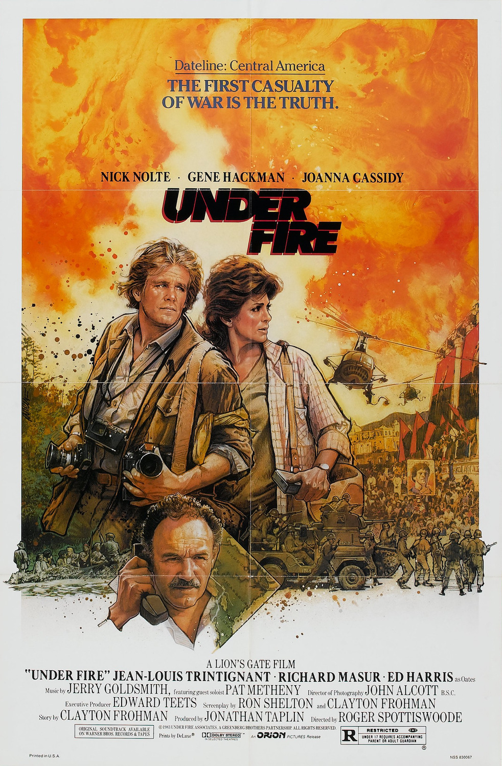 Extra Large Movie Poster Image for Under Fire 