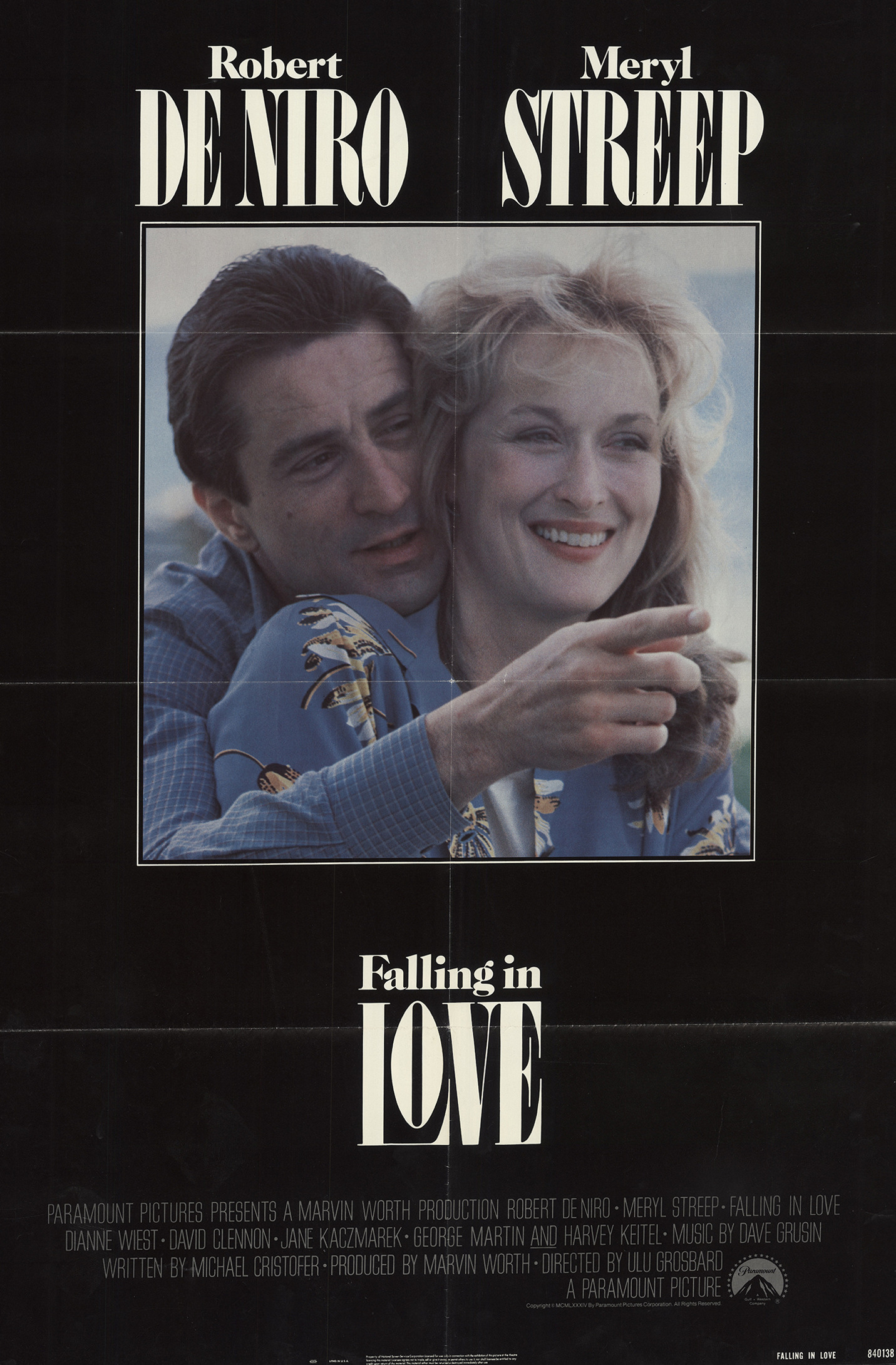 Mega Sized Movie Poster Image for Falling in Love 