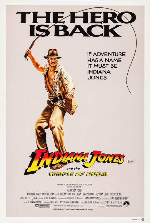 Indiana Jones and the Temple of Doom Movie Poster