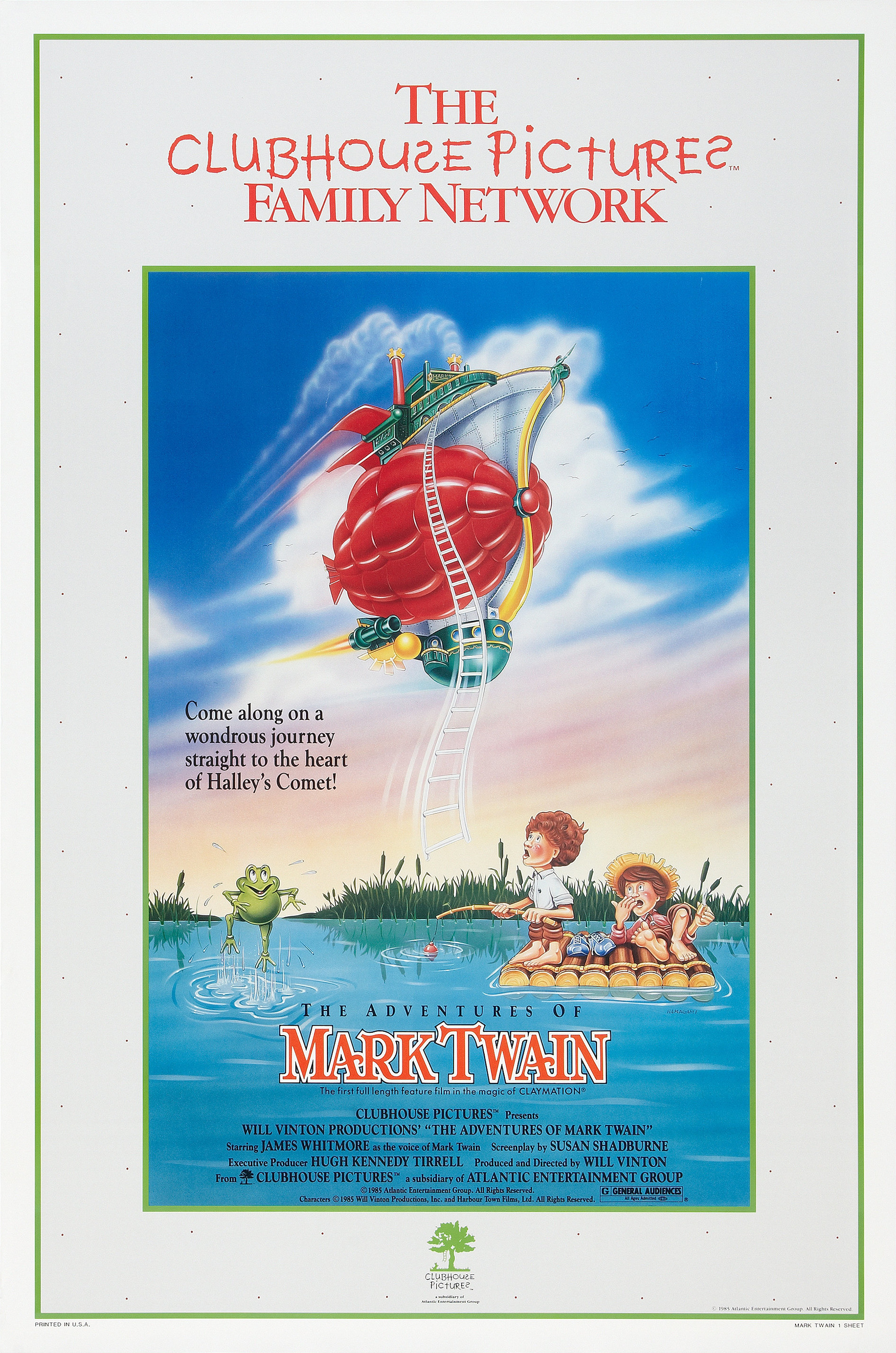 Mega Sized Movie Poster Image for The Adventures of Mark Twain 