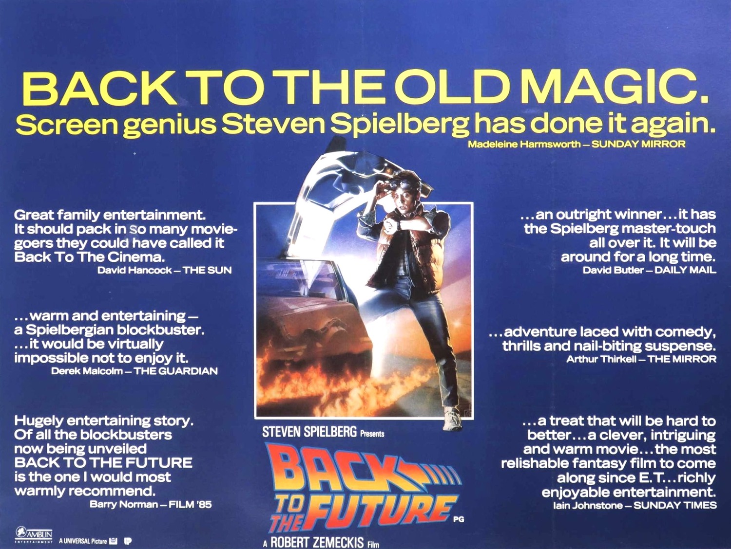 Extra Large Movie Poster Image for Back to the Future (#3 of 5)