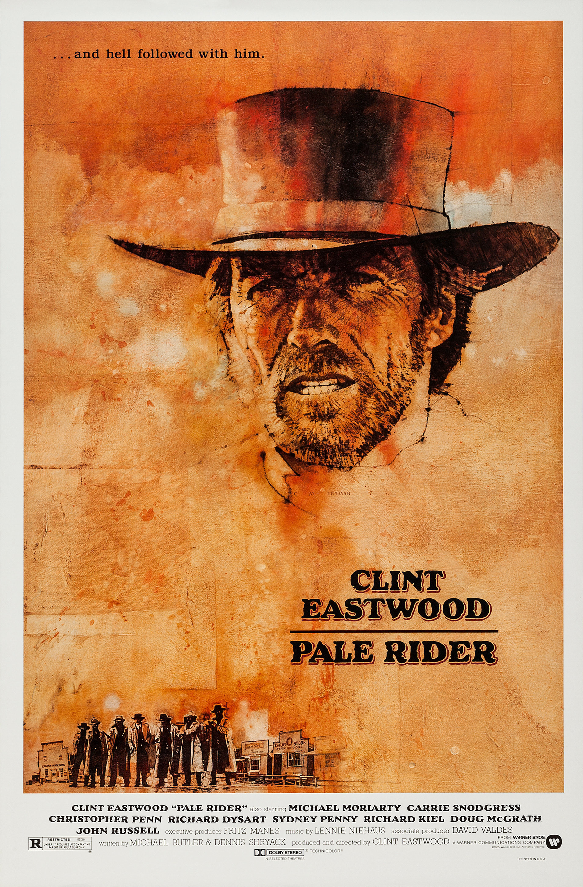 Mega Sized Movie Poster Image for Pale Rider (#1 of 2)