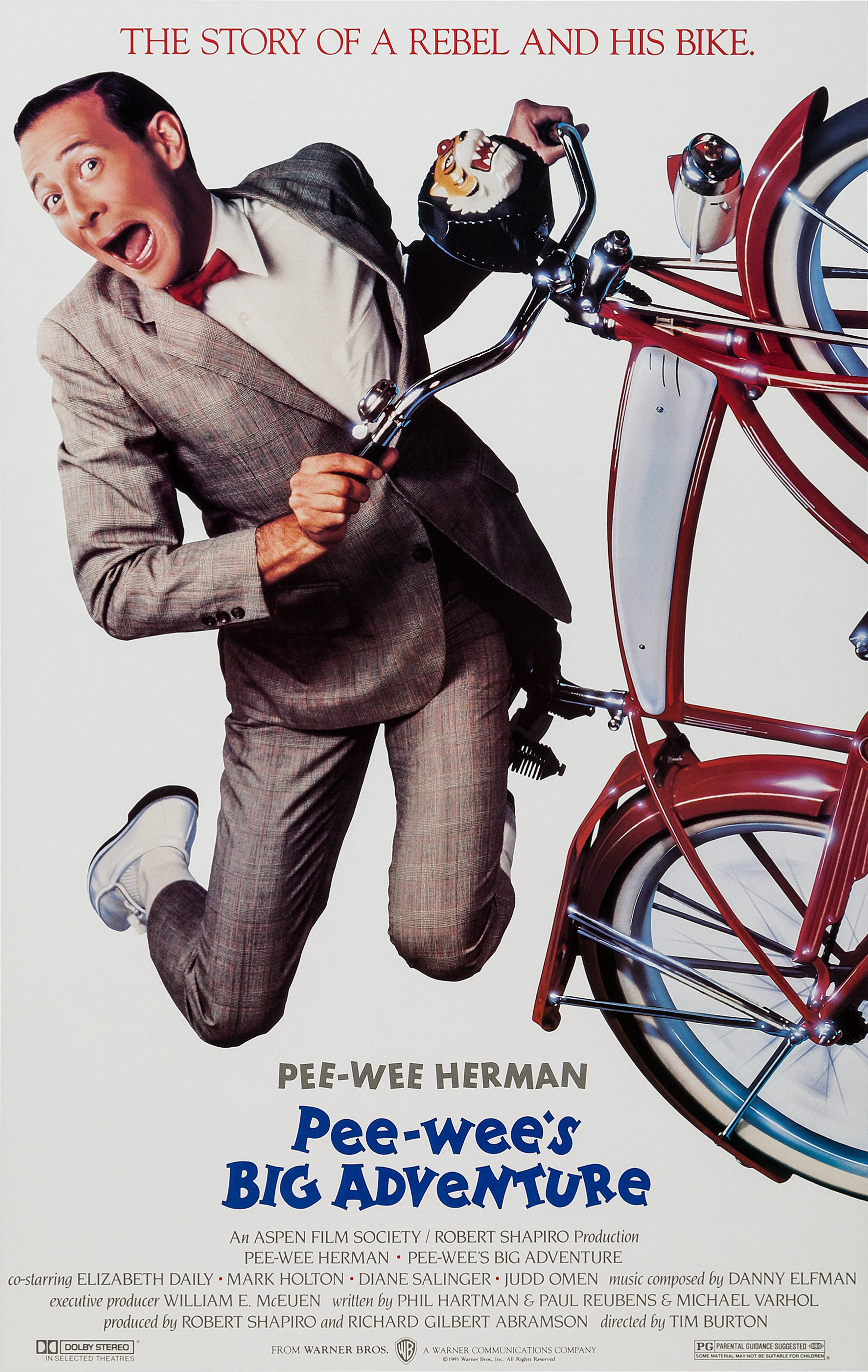 Mega Sized Movie Poster Image for Pee-wee's Big Adventure 