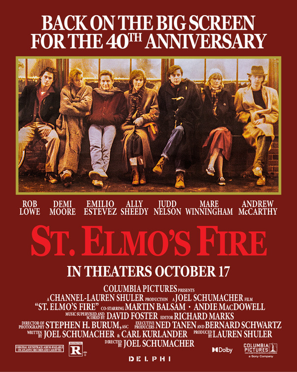 St. Elmo's Fire Movie Poster