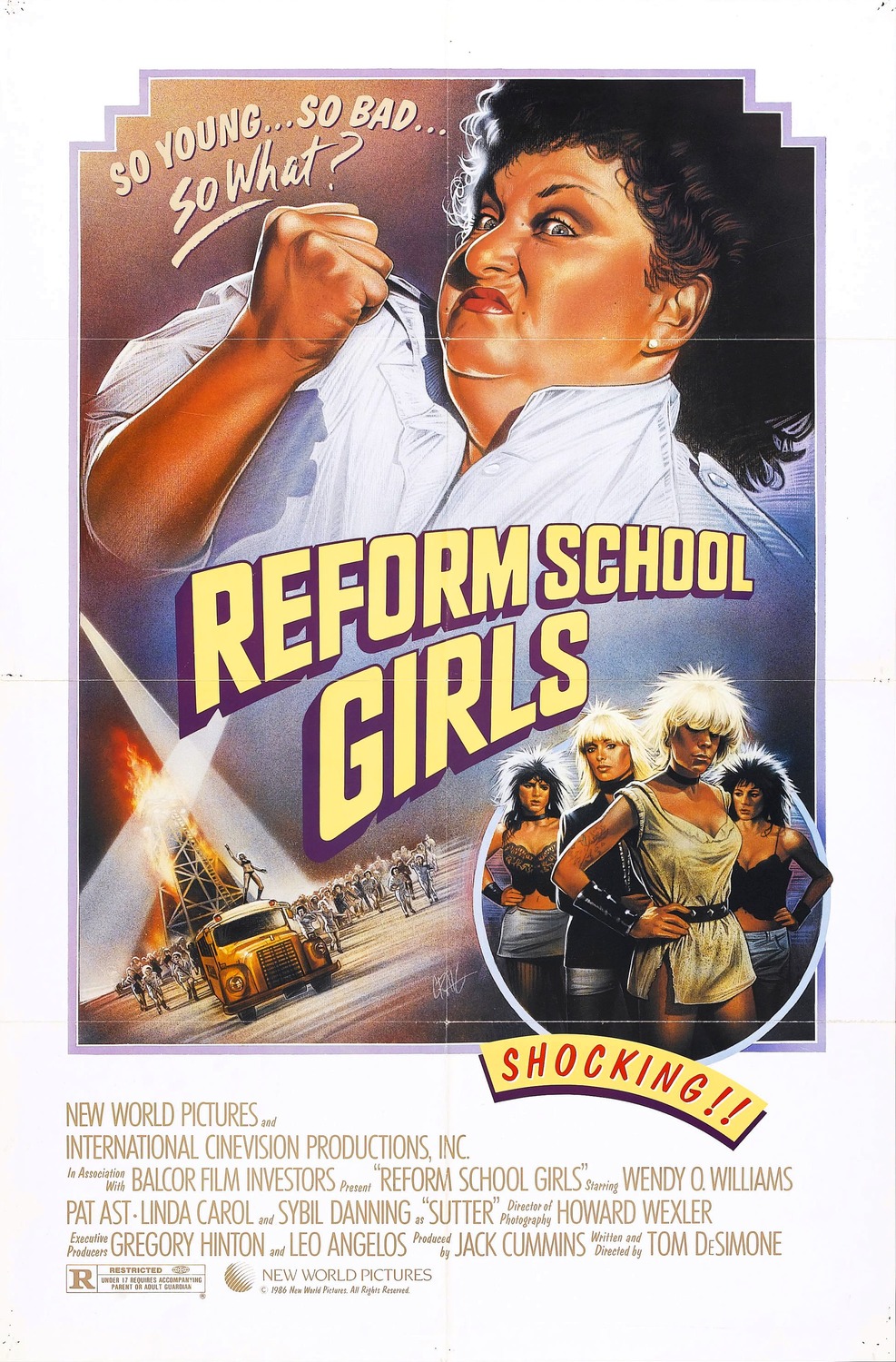 Extra Large Movie Poster Image for Reform School Girls 