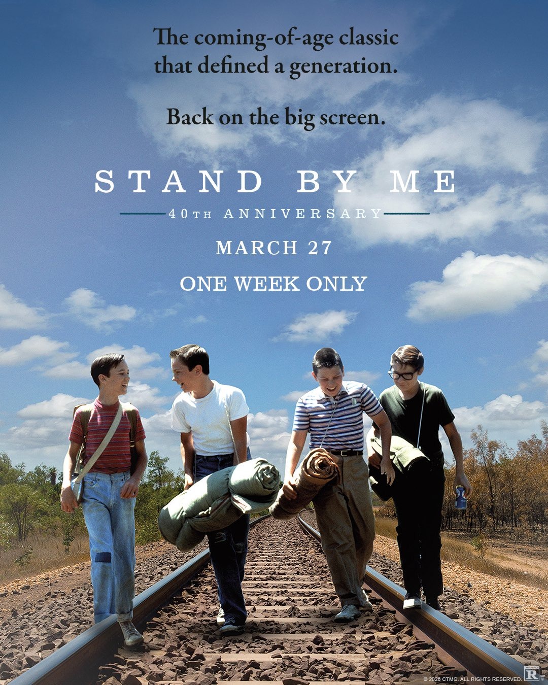 Extra Large Movie Poster Image for Stand by Me (#4 of 4)