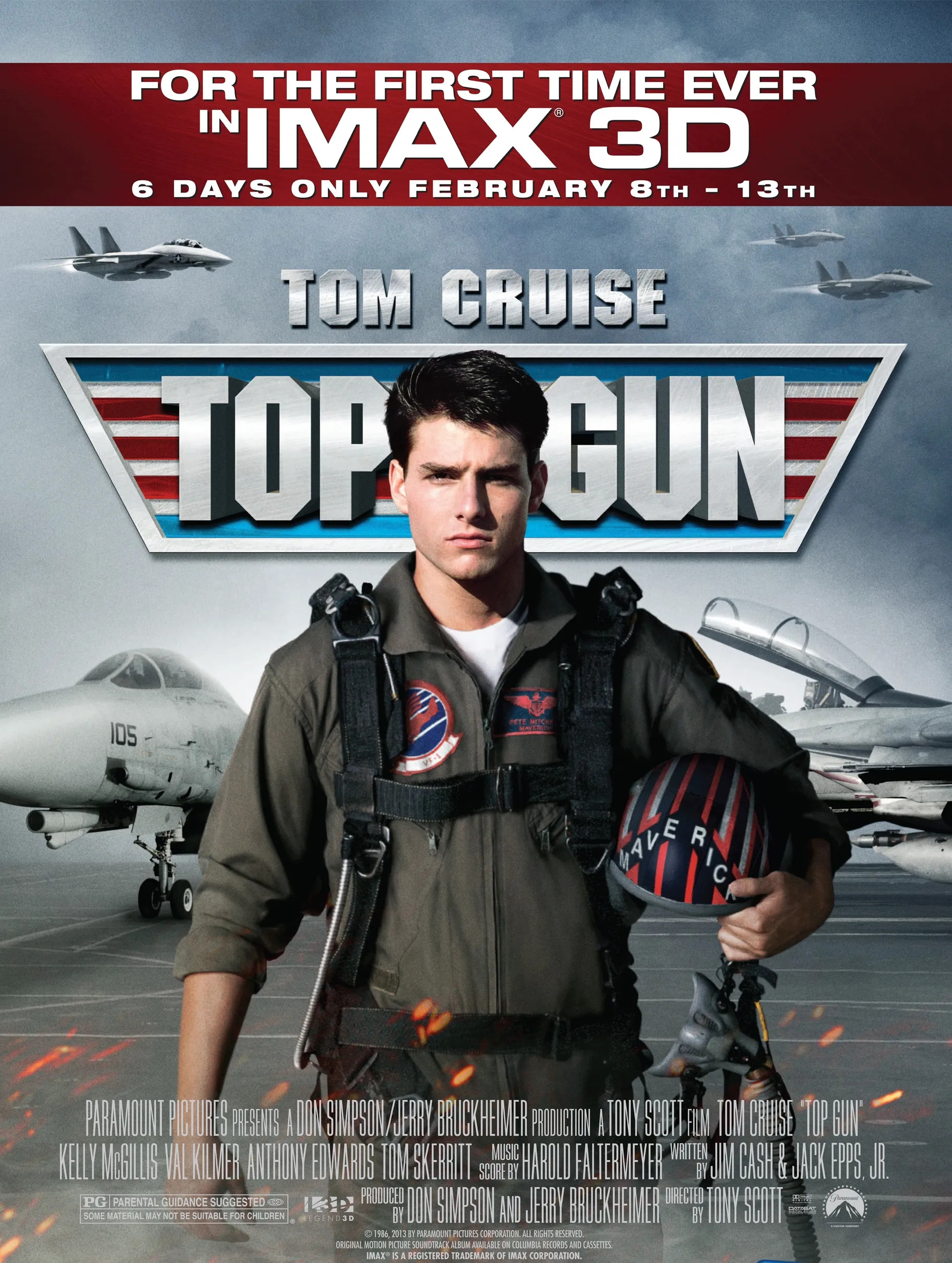 Mega Sized Movie Poster Image for Top Gun (#3 of 9)