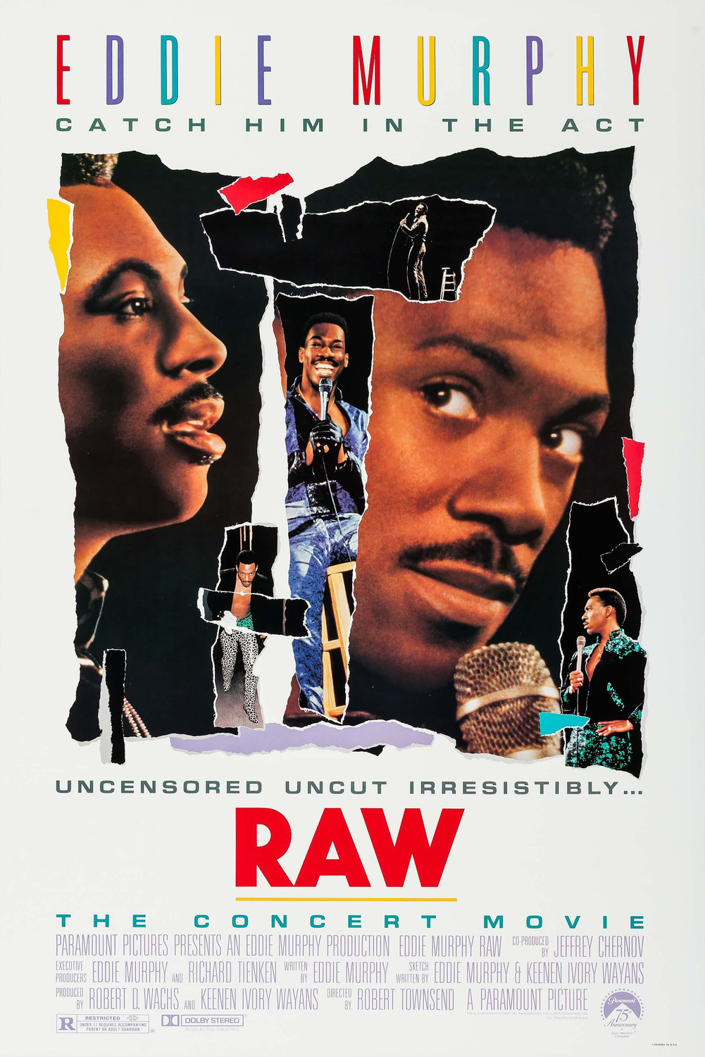 Extra Large Movie Poster Image for Eddie Murphy: Raw 
