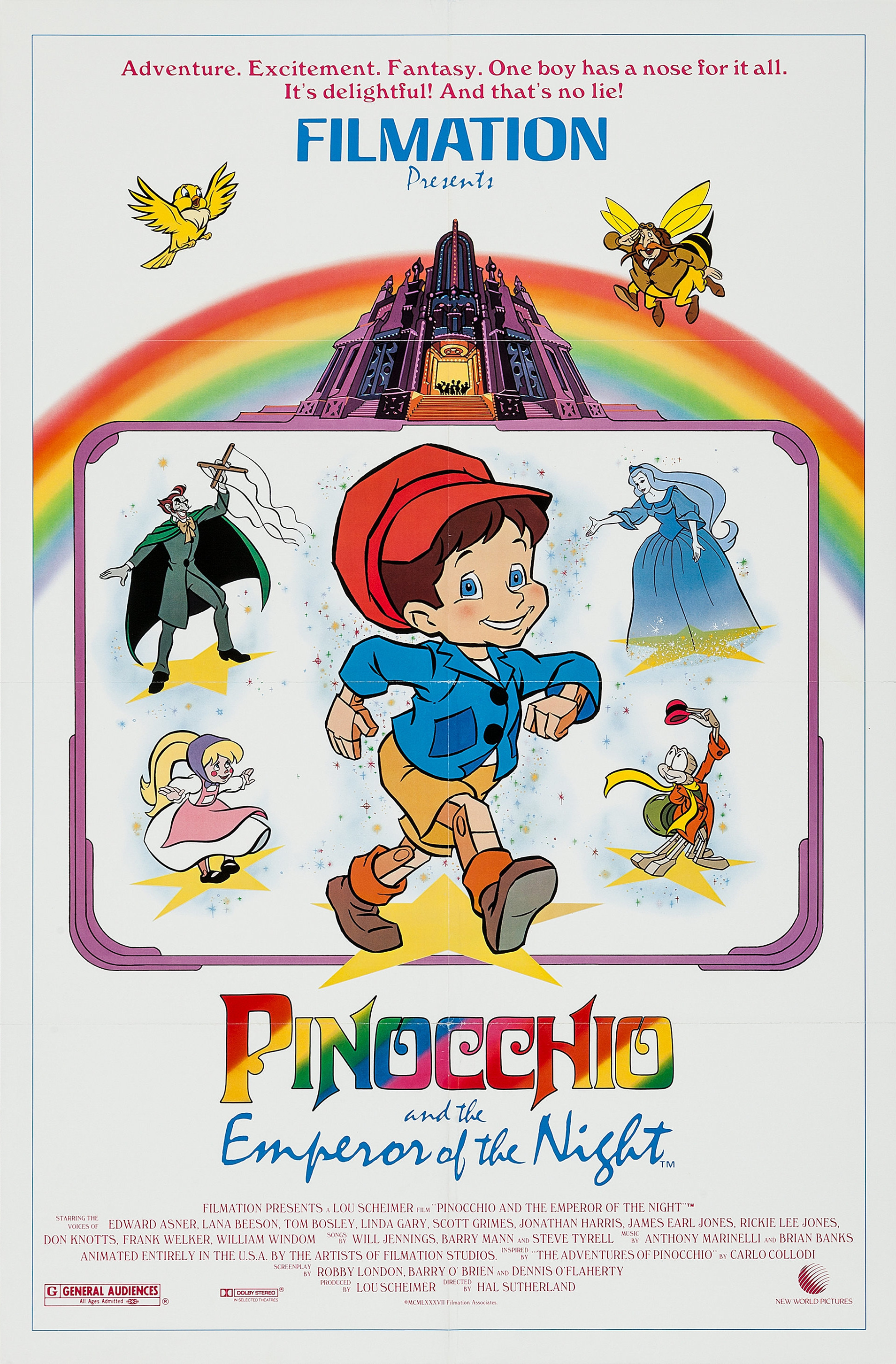 Mega Sized Movie Poster Image for Pinocchio and the Emperor of the Night 