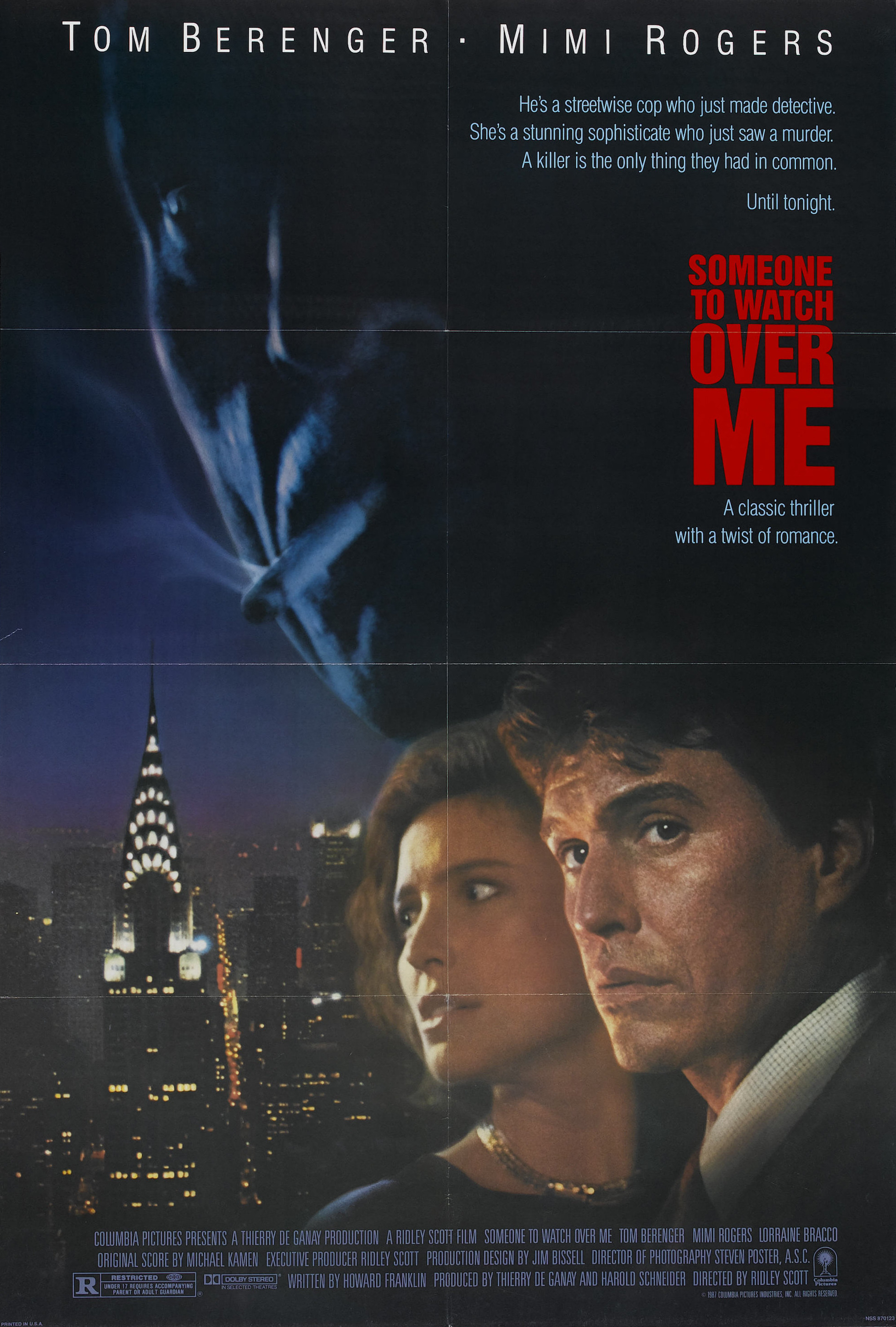 Mega Sized Movie Poster Image for Someone to Watch Over Me (#1 of 3)