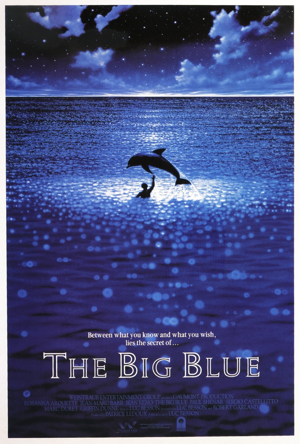 Extra Large Movie Poster Image for The Big Blue (#4 of 4)