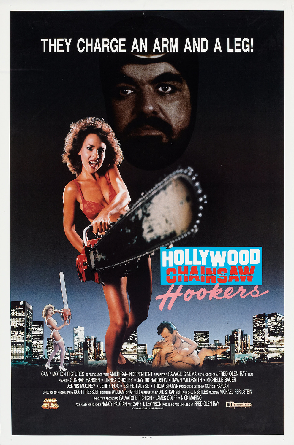 Extra Large Movie Poster Image for Hollywood Chainsaw Hookers 