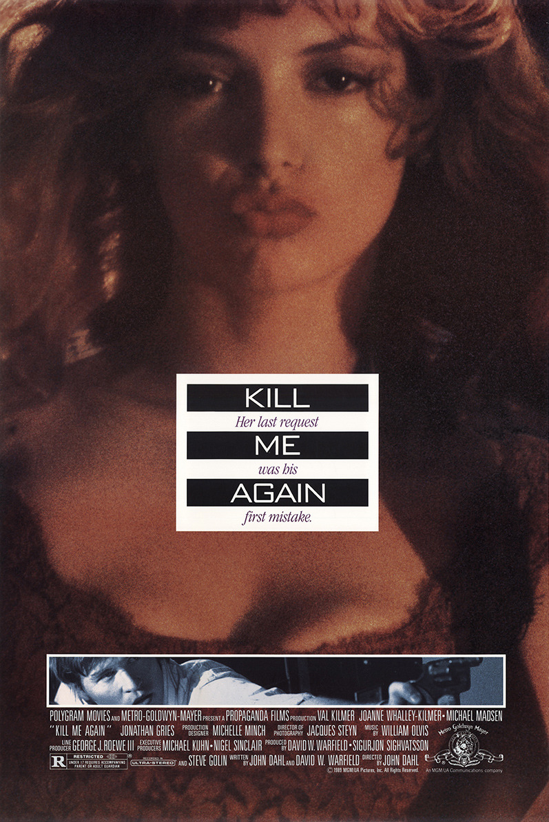 Extra Large Movie Poster Image for Kill Me Again (#1 of 3)