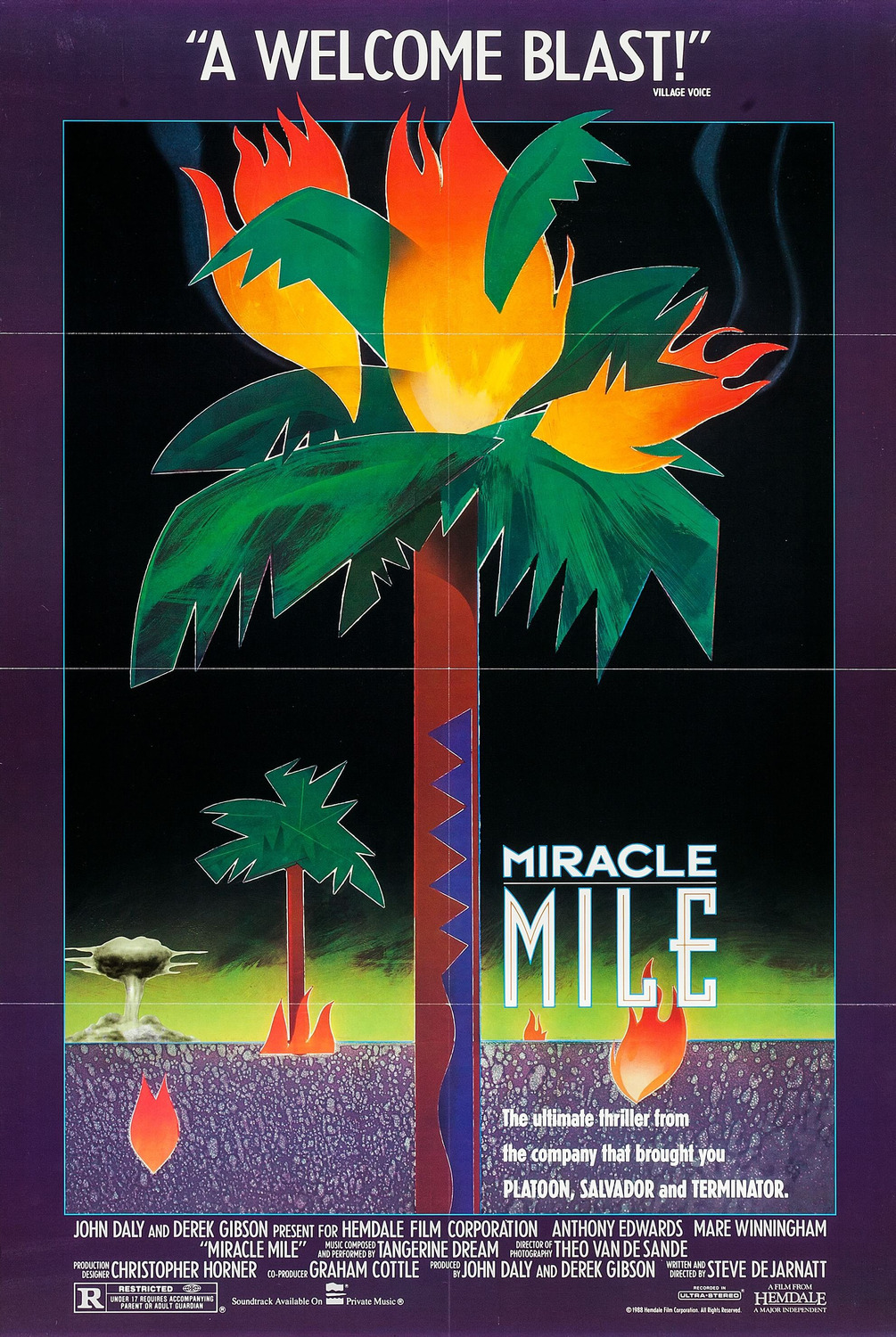 Extra Large Movie Poster Image for Miracle Mile 