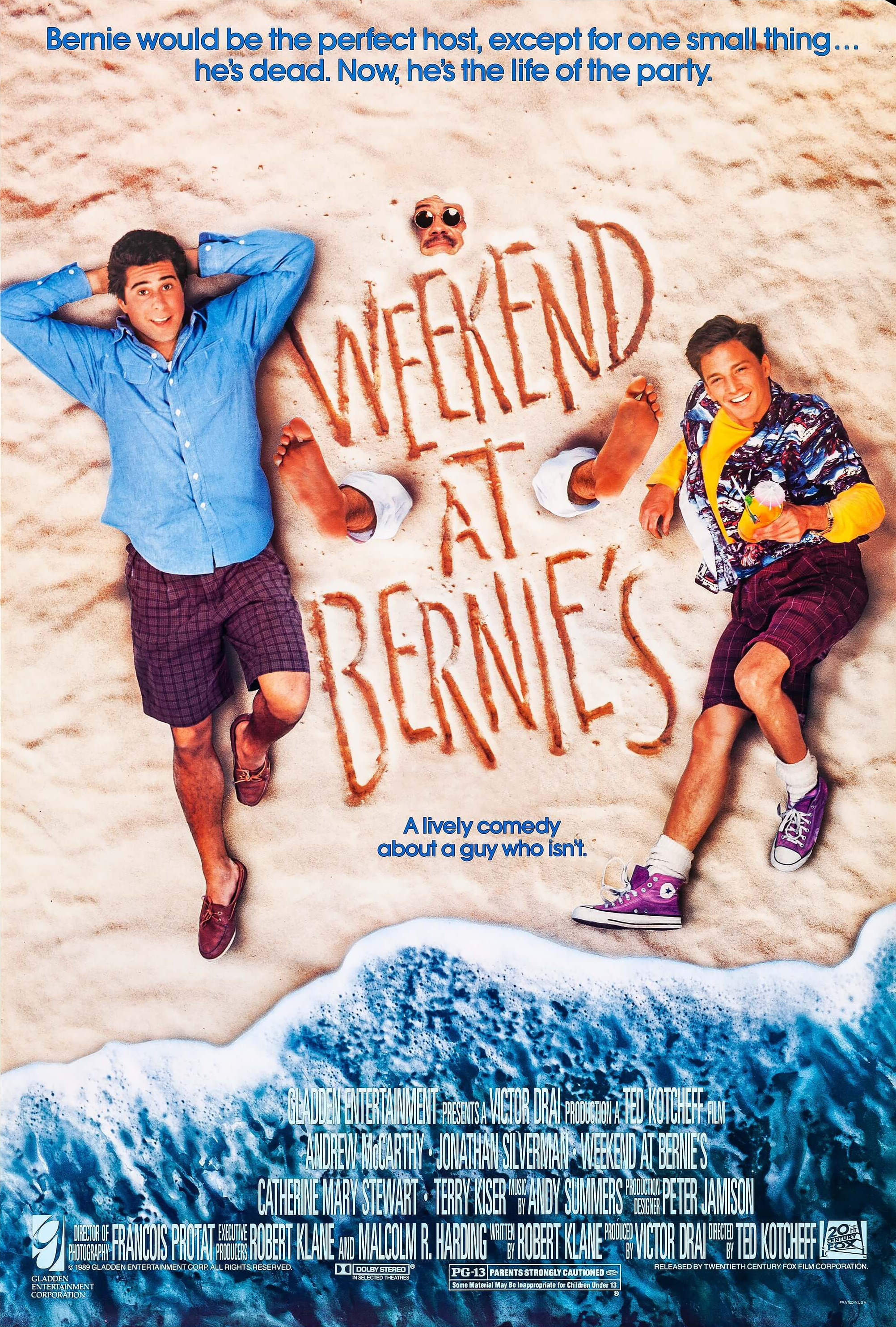 Mega Sized Movie Poster Image for Weekend at Bernie's (#1 of 2)