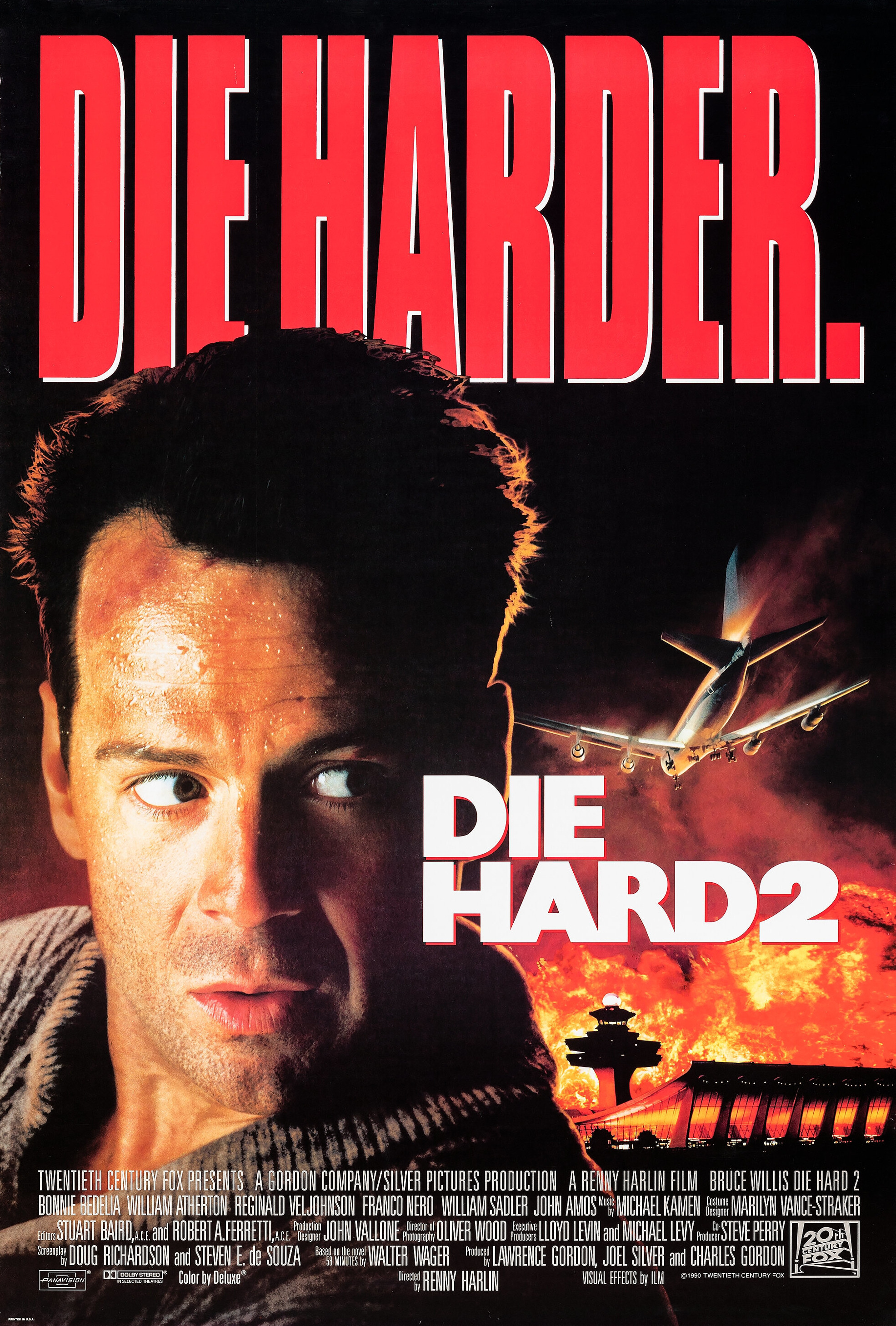 Mega Sized Movie Poster Image for Die Hard 2 (#2 of 3)