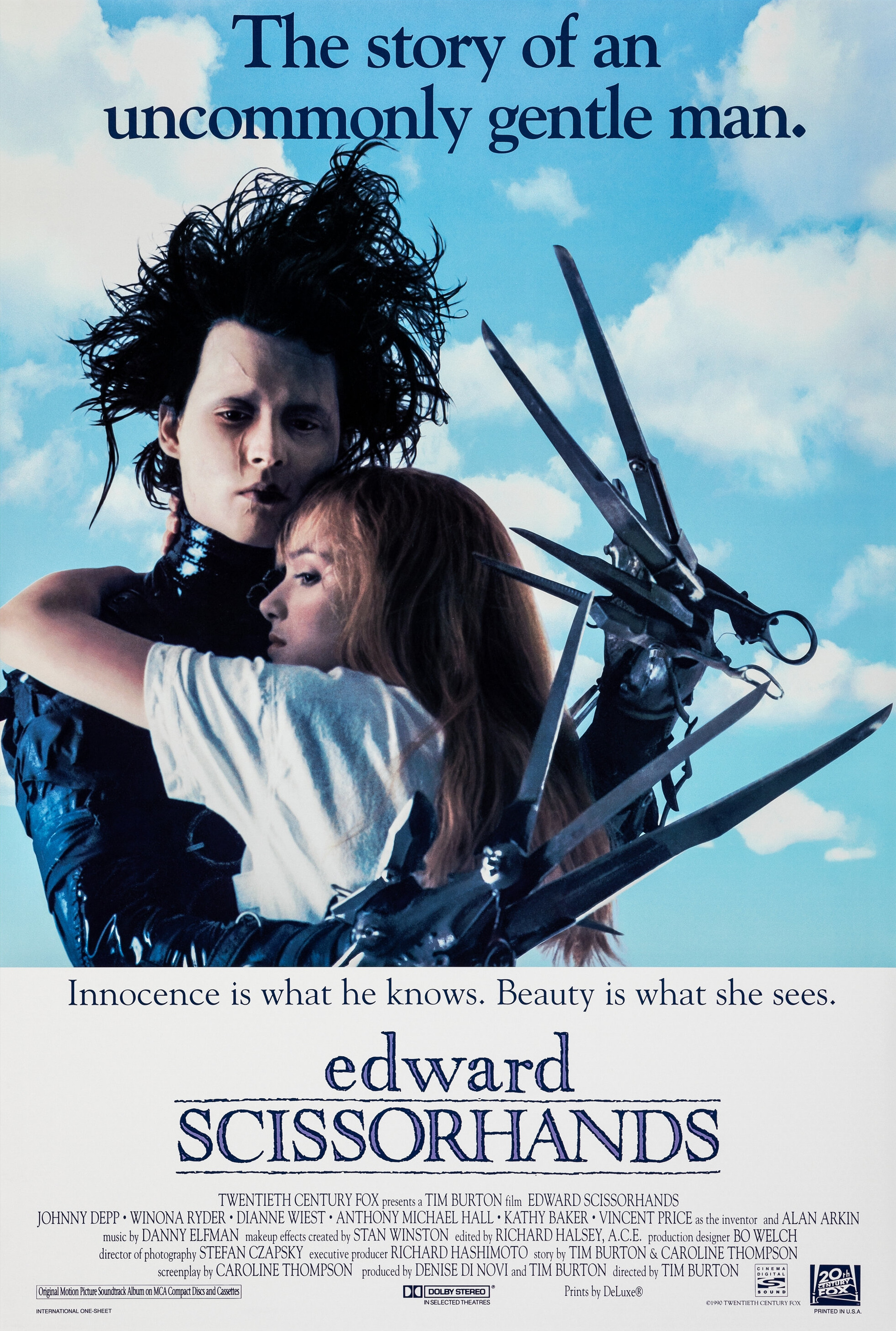 Mega Sized Movie Poster Image for Edward Scissorhands (#3 of 6)