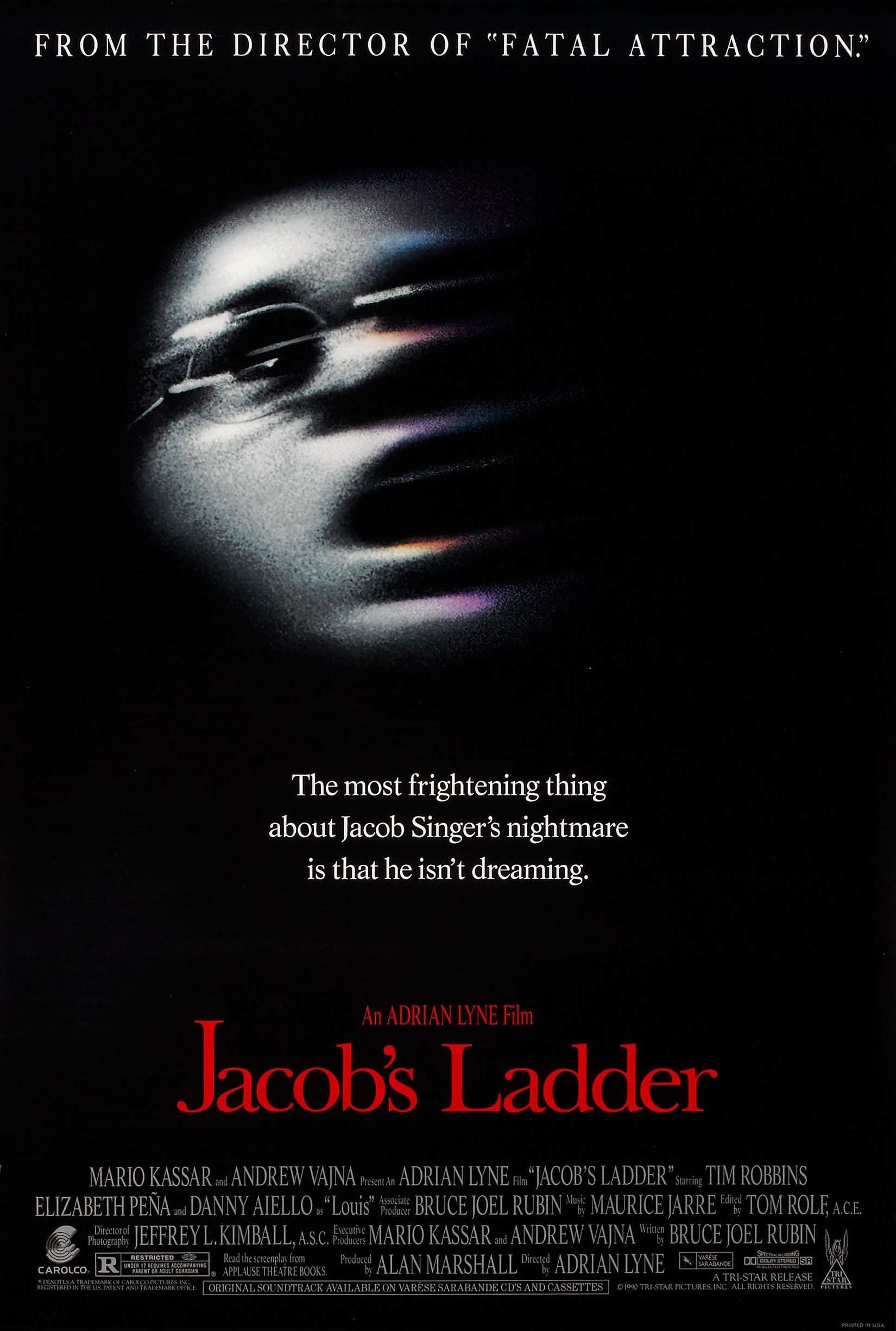 Mega Sized Movie Poster Image for Jacob's Ladder 