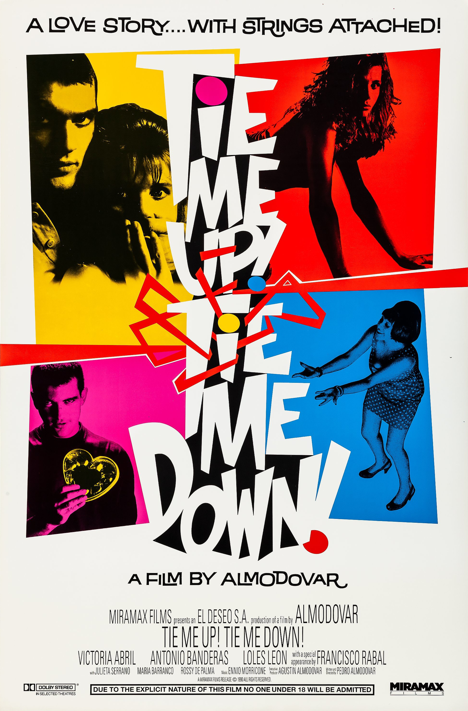 Mega Sized Movie Poster Image for Tie Me Up! Tie Me Down! (#1 of 4)