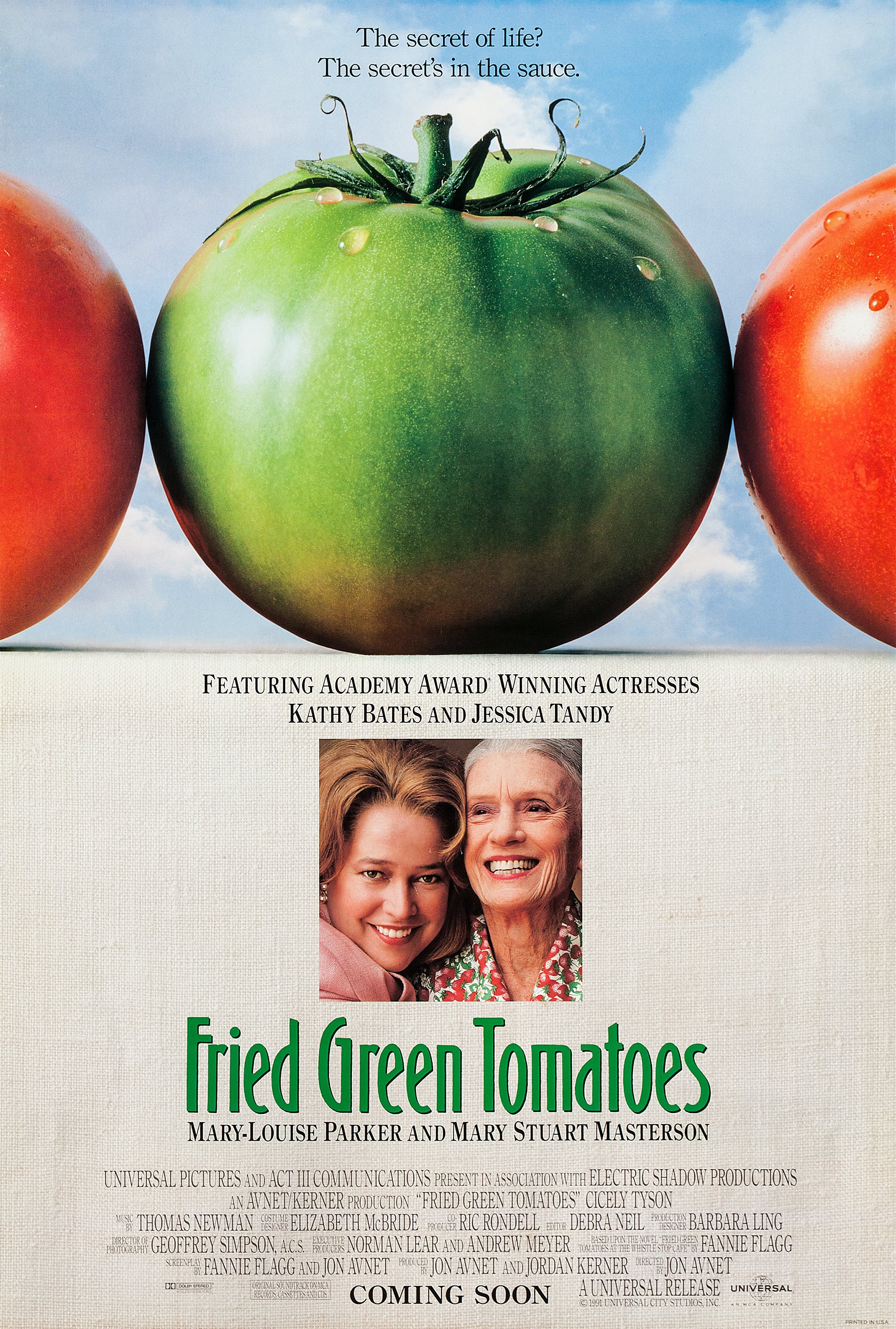 Mega Sized Movie Poster Image for Fried Green Tomatoes (#1 of 2)