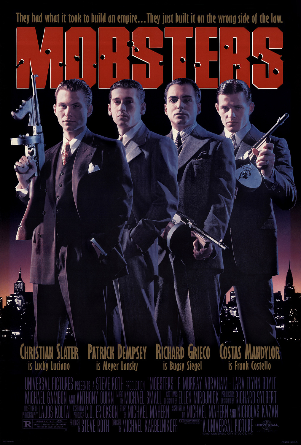 Extra Large Movie Poster Image for Mobsters 