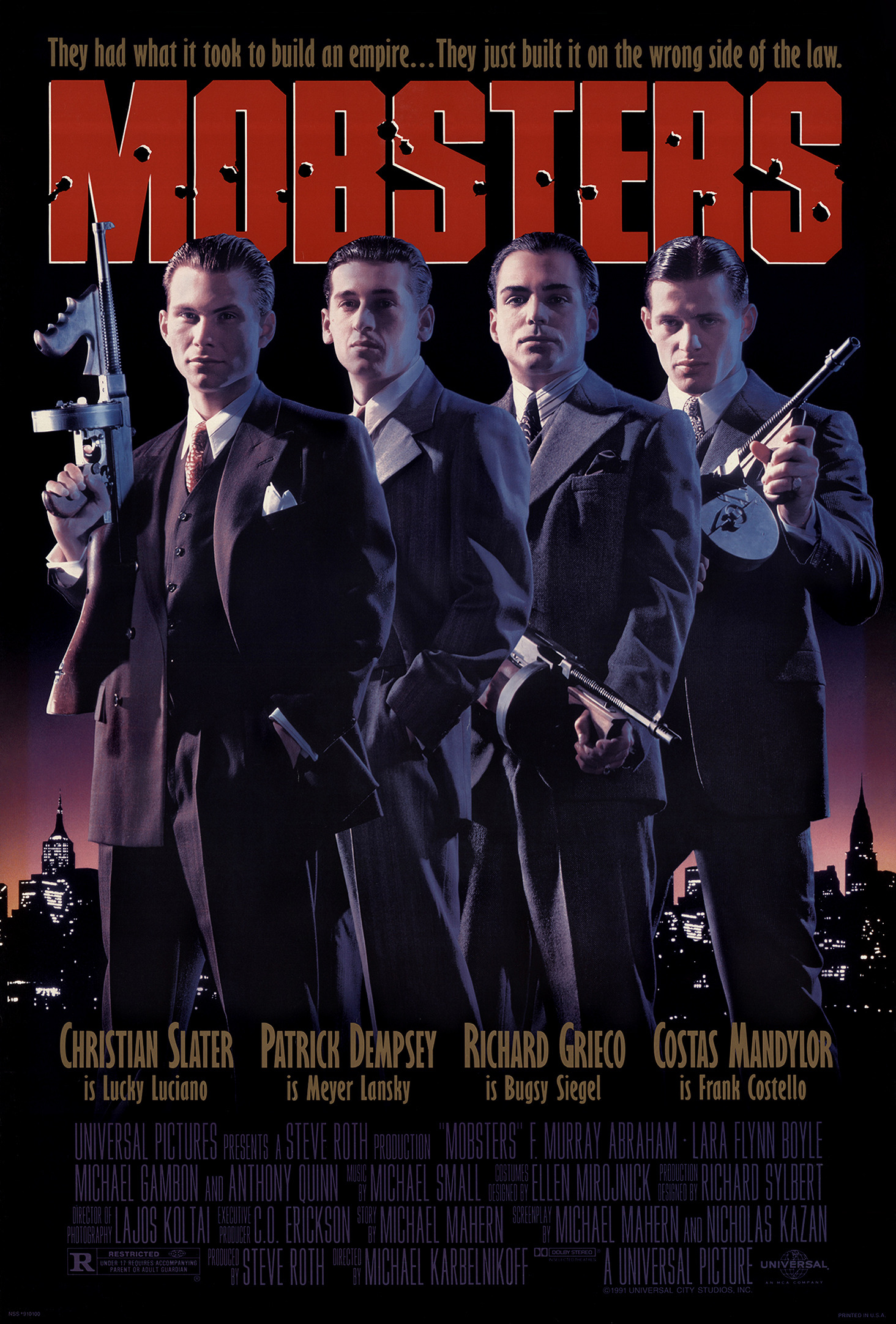 Mega Sized Movie Poster Image for Mobsters 