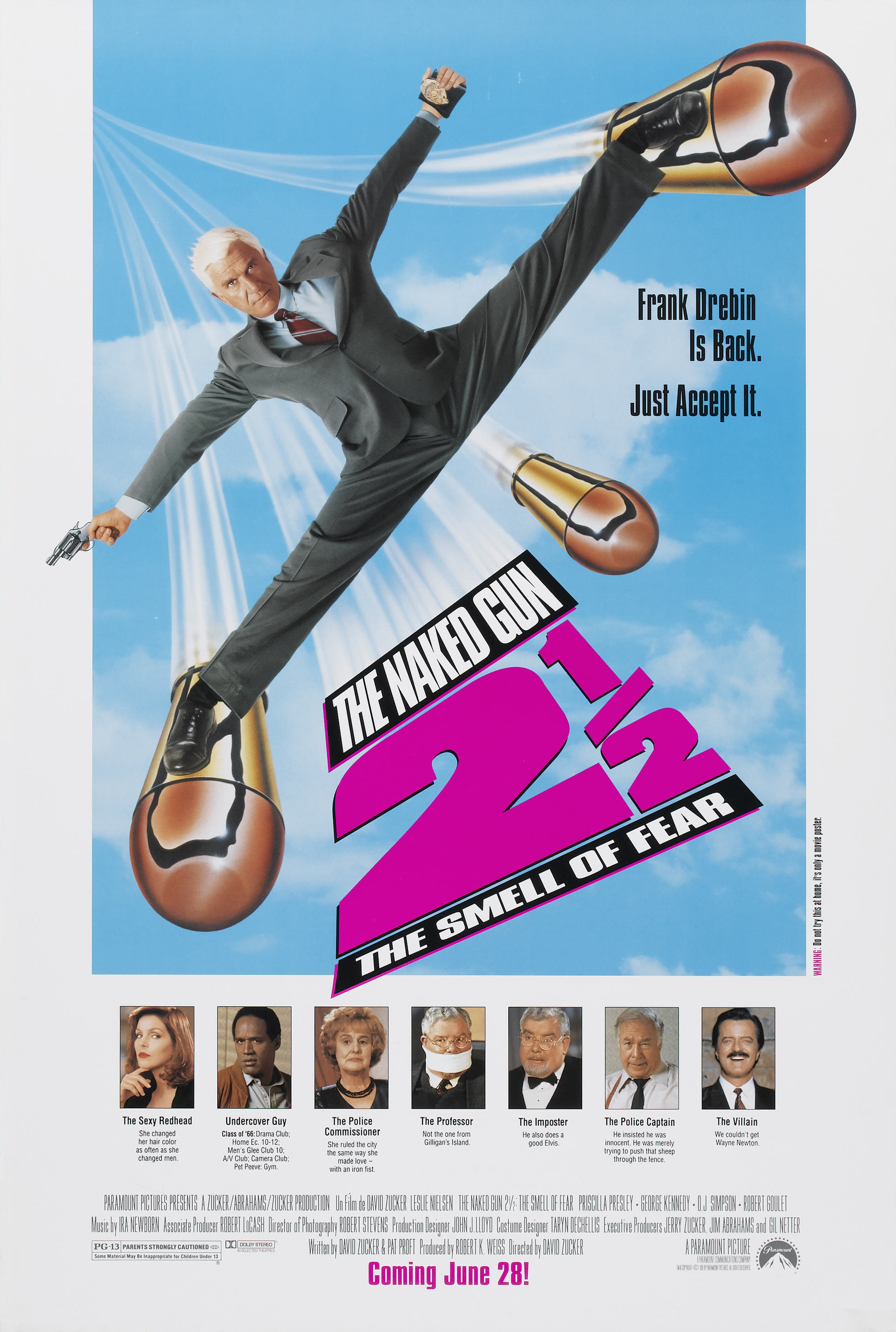 Mega Sized Movie Poster Image for The Naked Gun 2 1/2: The Smell of Fear 