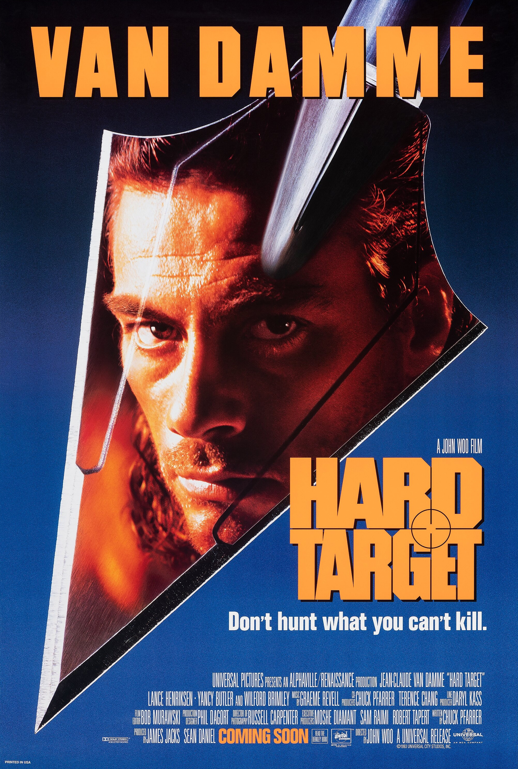 Mega Sized Movie Poster Image for Hard Target 