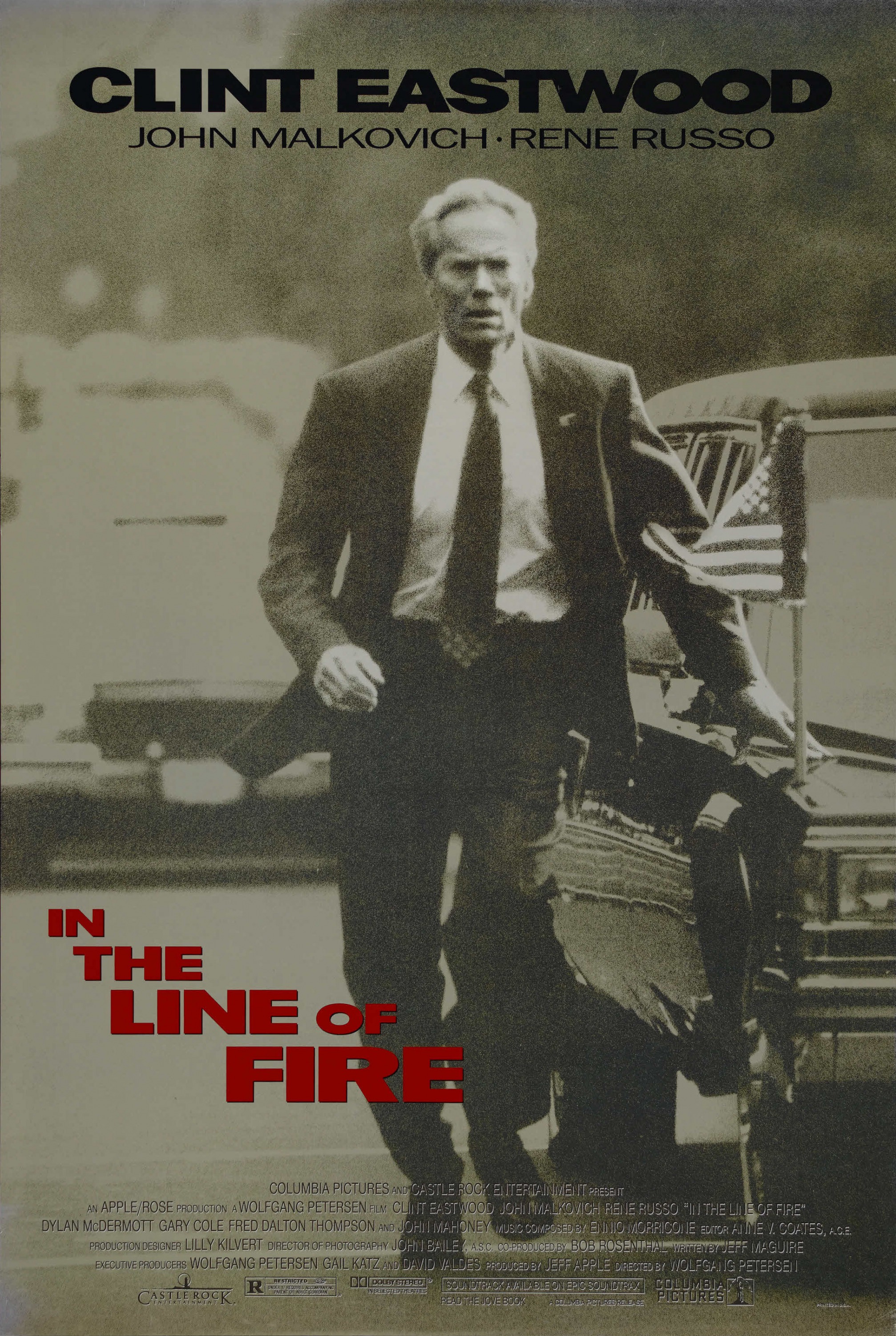 Mega Sized Movie Poster Image for In the Line of Fire (#1 of 2)