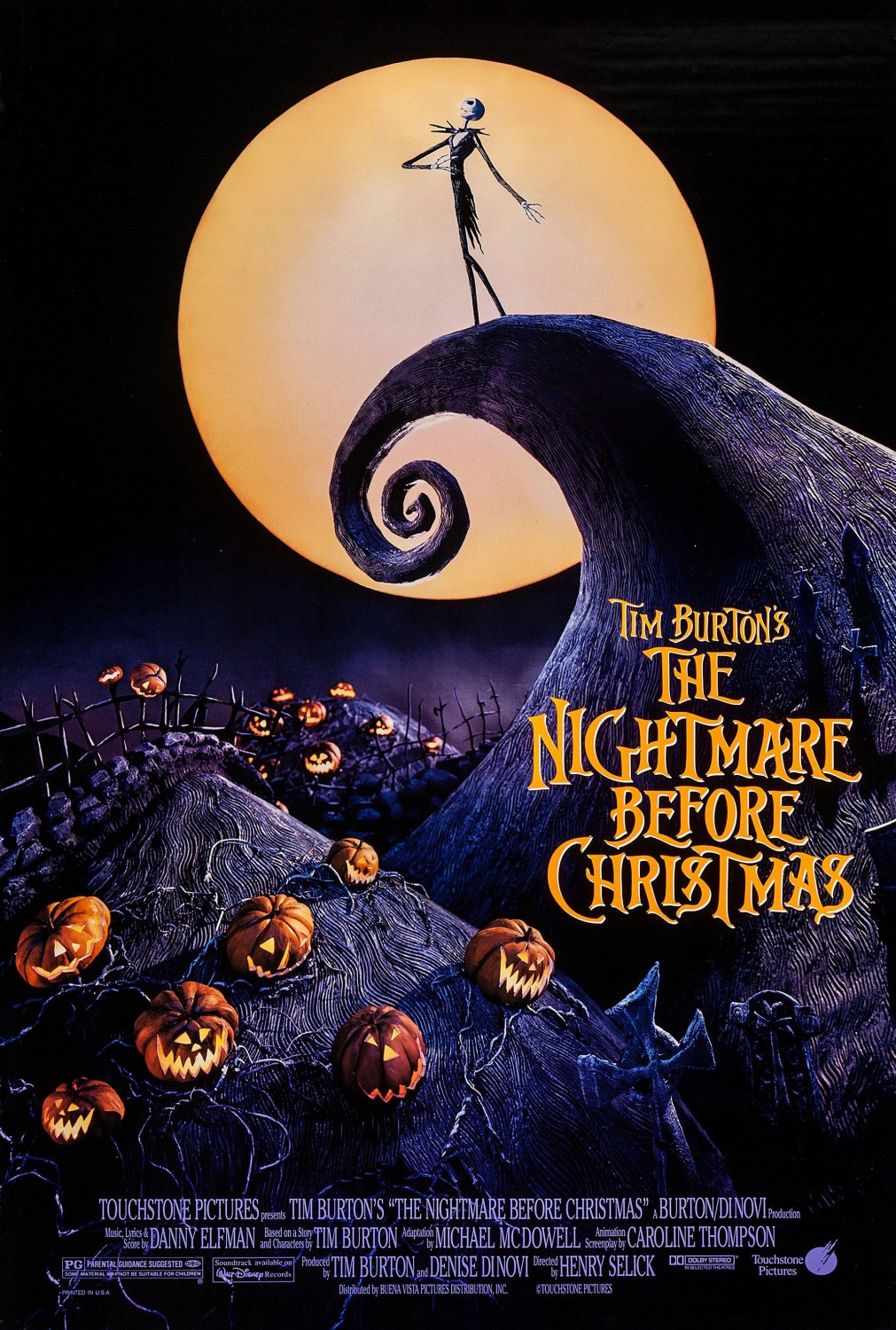 Extra Large Movie Poster Image for The Nightmare Before Christmas (#1 of 12)
