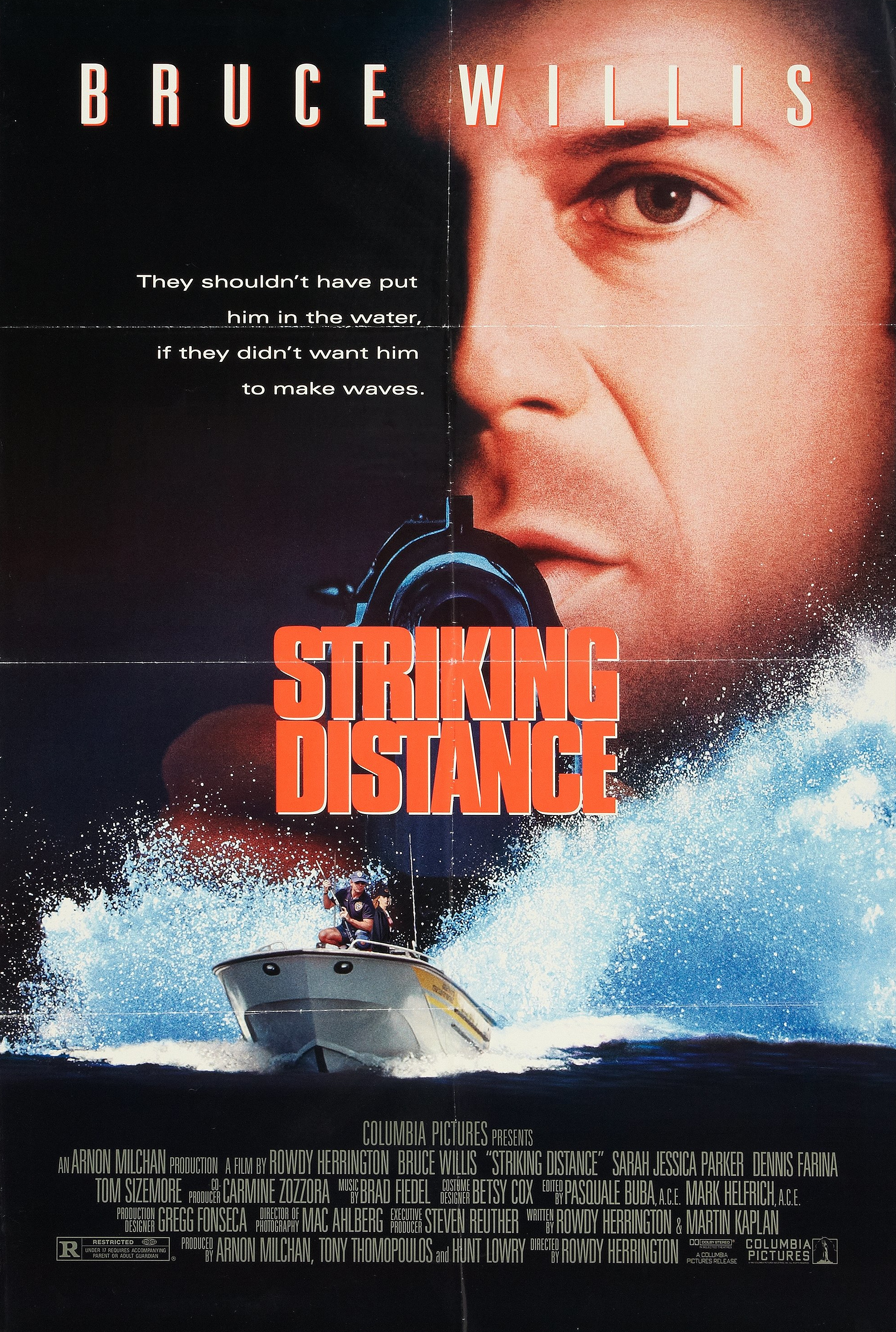 Mega Sized Movie Poster Image for Striking Distance 