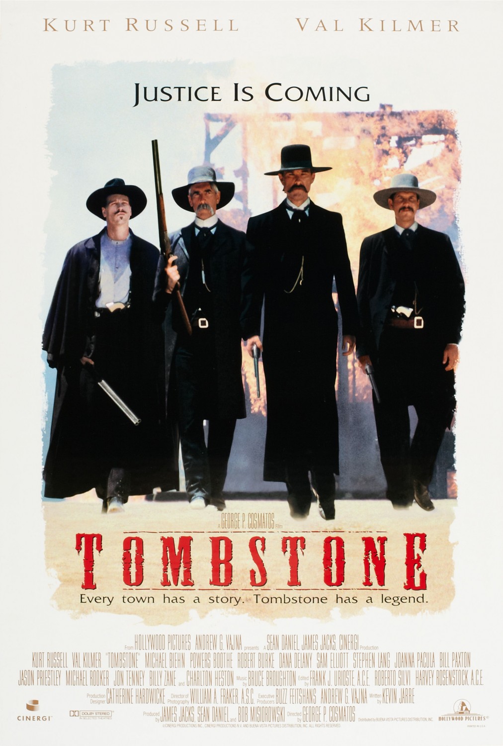 Extra Large Movie Poster Image for Tombstone (#1 of 2)