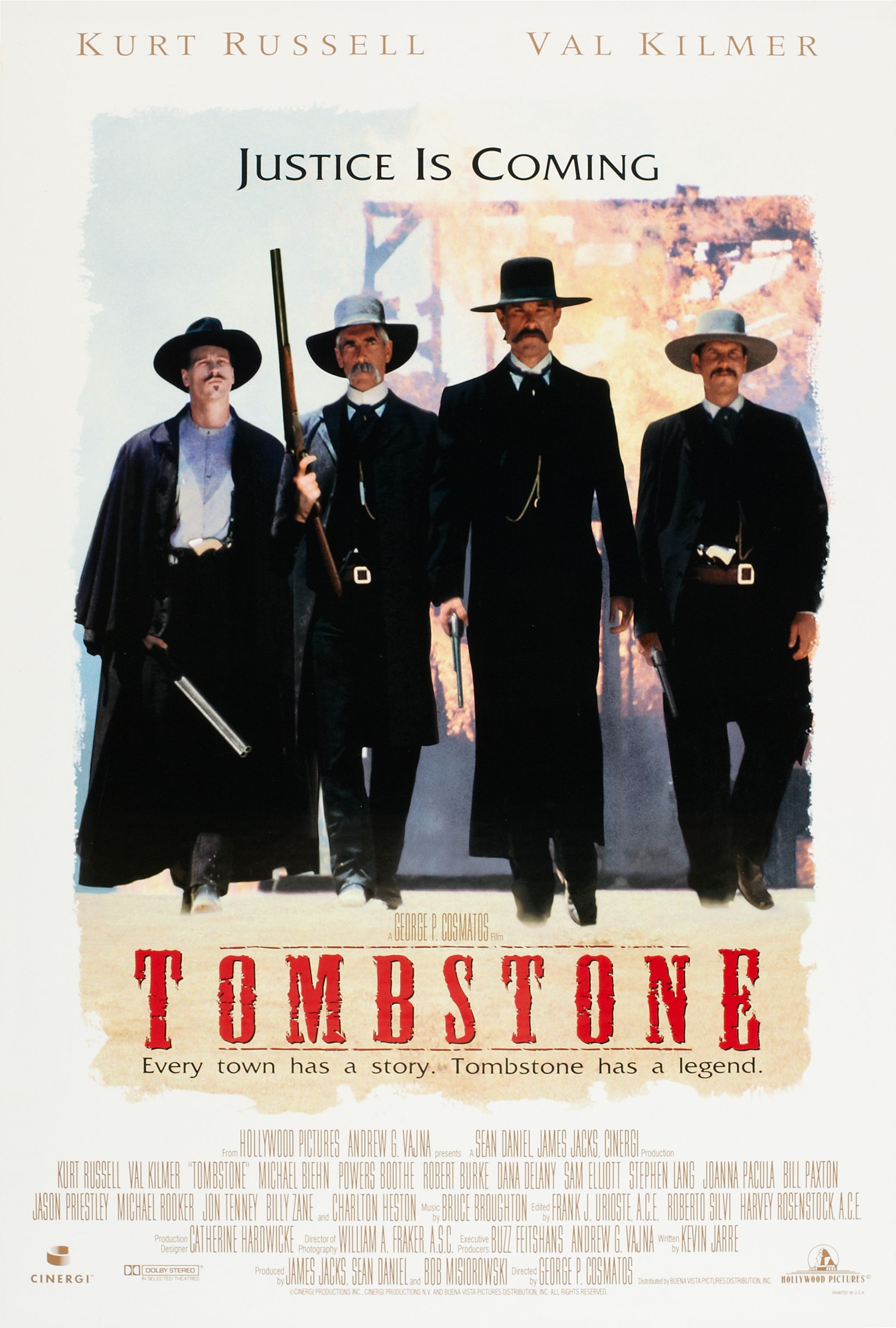 Mega Sized Movie Poster Image for Tombstone (#1 of 2)