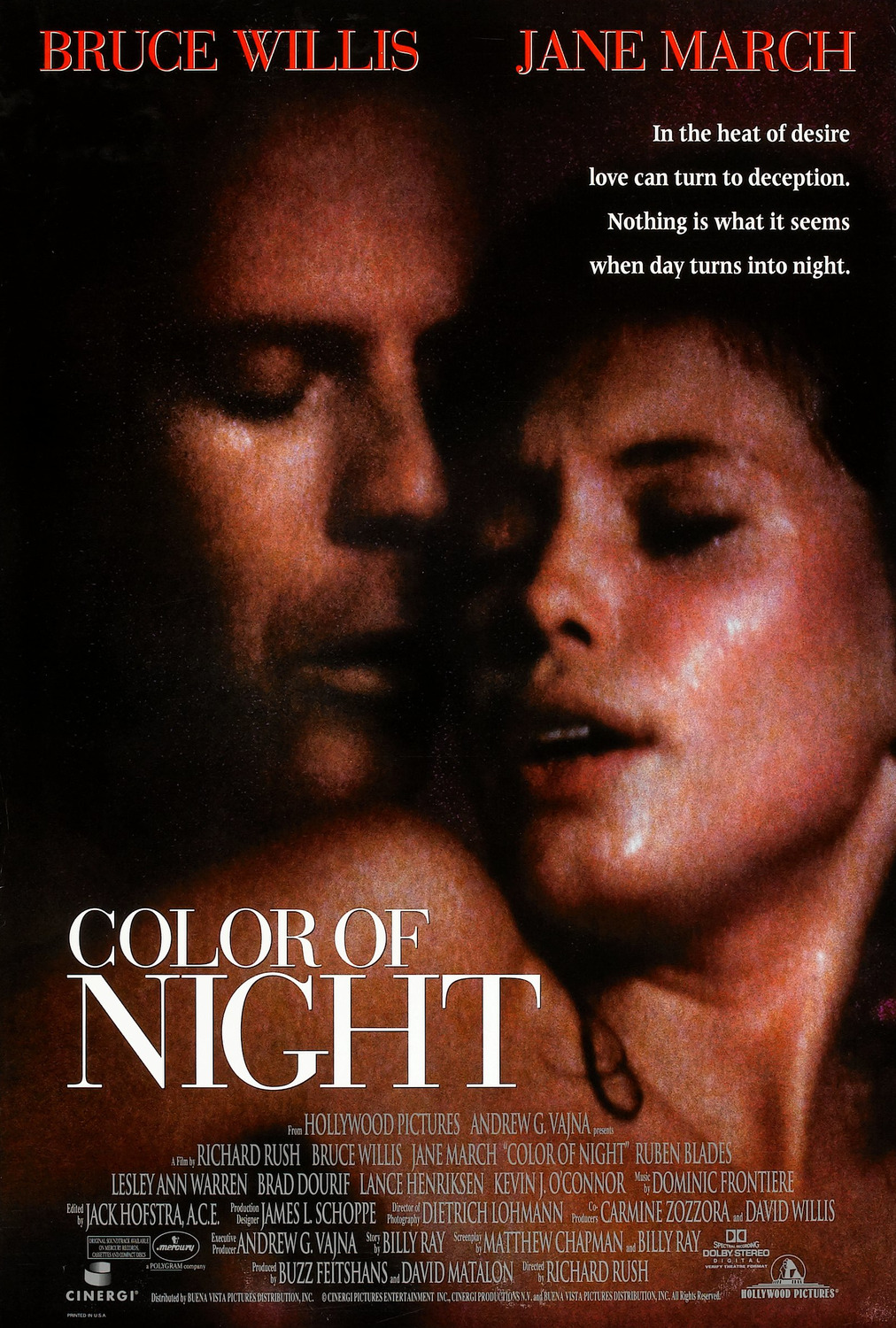 Extra Large Movie Poster Image for Color Of Night (#1 of 2)