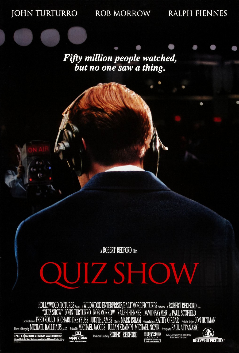 Extra Large Movie Poster Image for Quiz Show (#1 of 2)