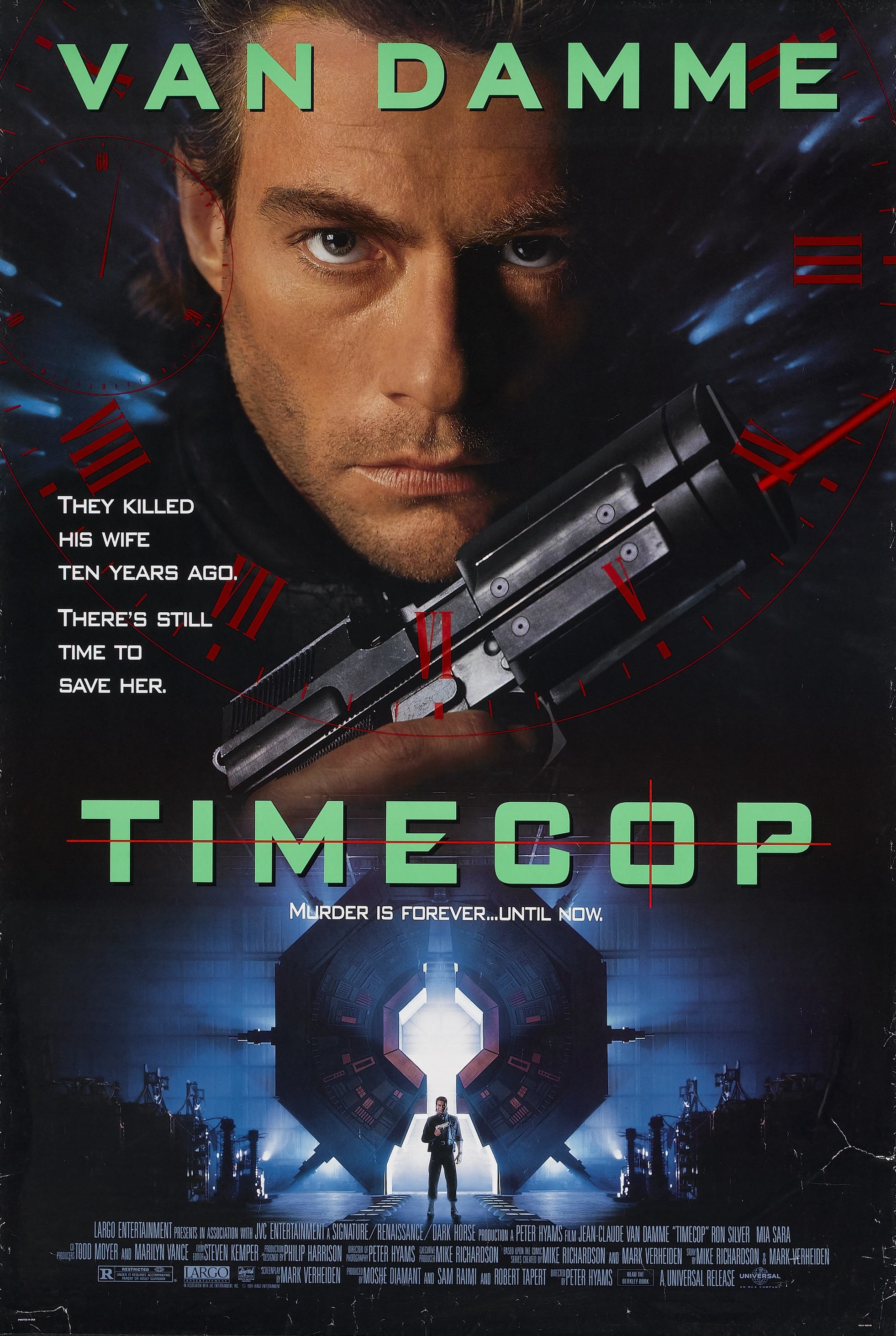 Mega Sized Movie Poster Image for Timecop 