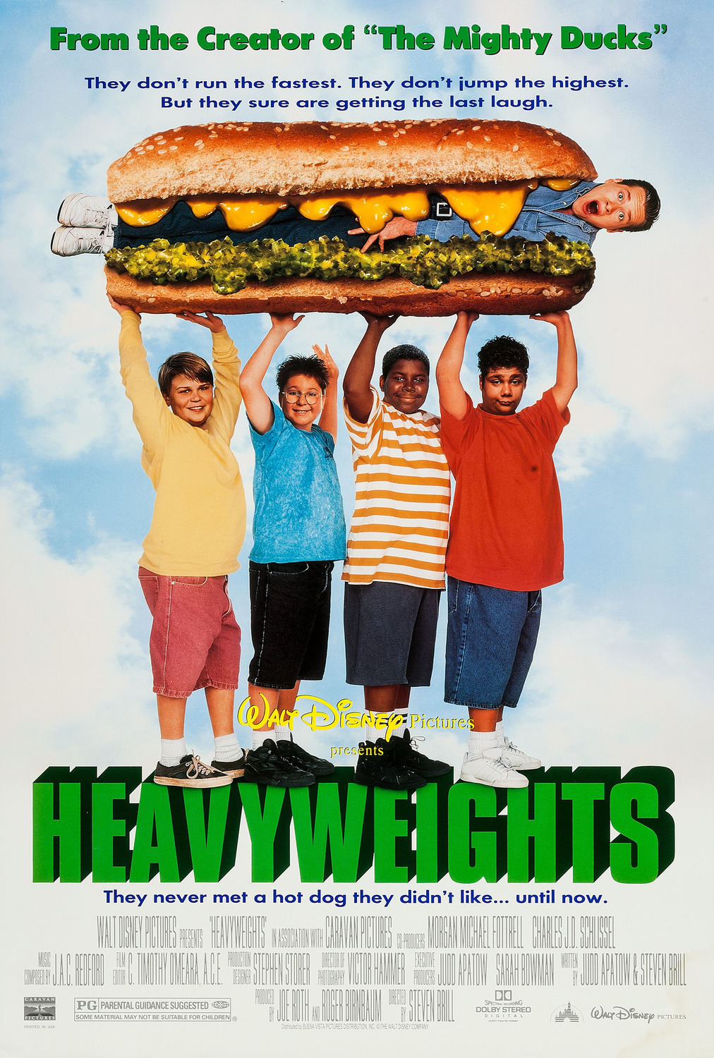 Extra Large Movie Poster Image for Heavyweights 