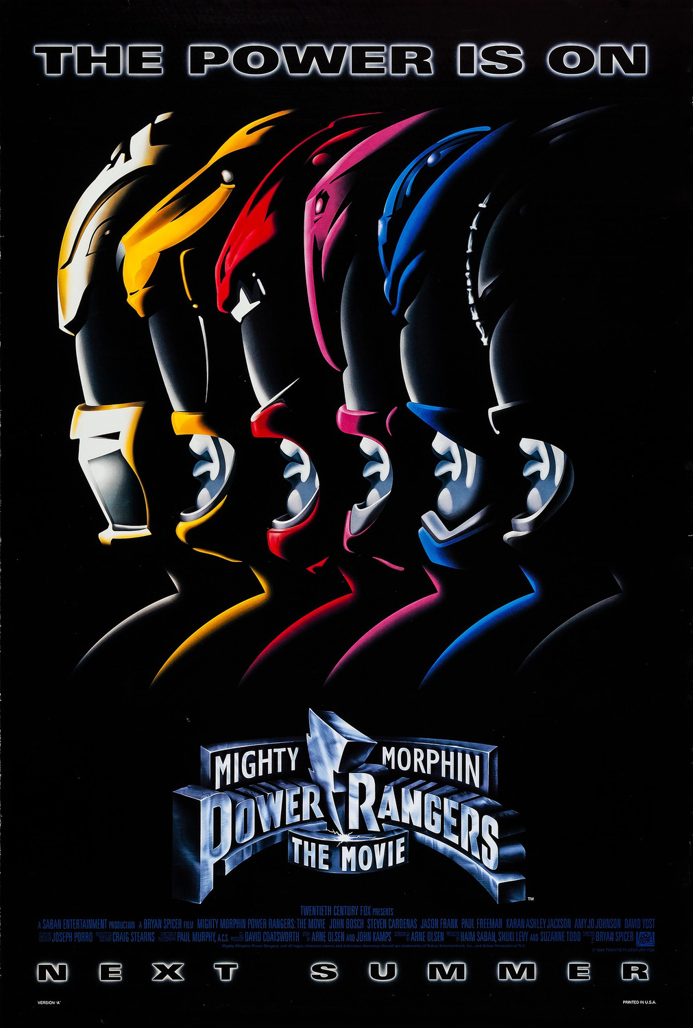Extra Large Movie Poster Image for Mighty Morphin Power Rangers: The Movie (#1 of 3)