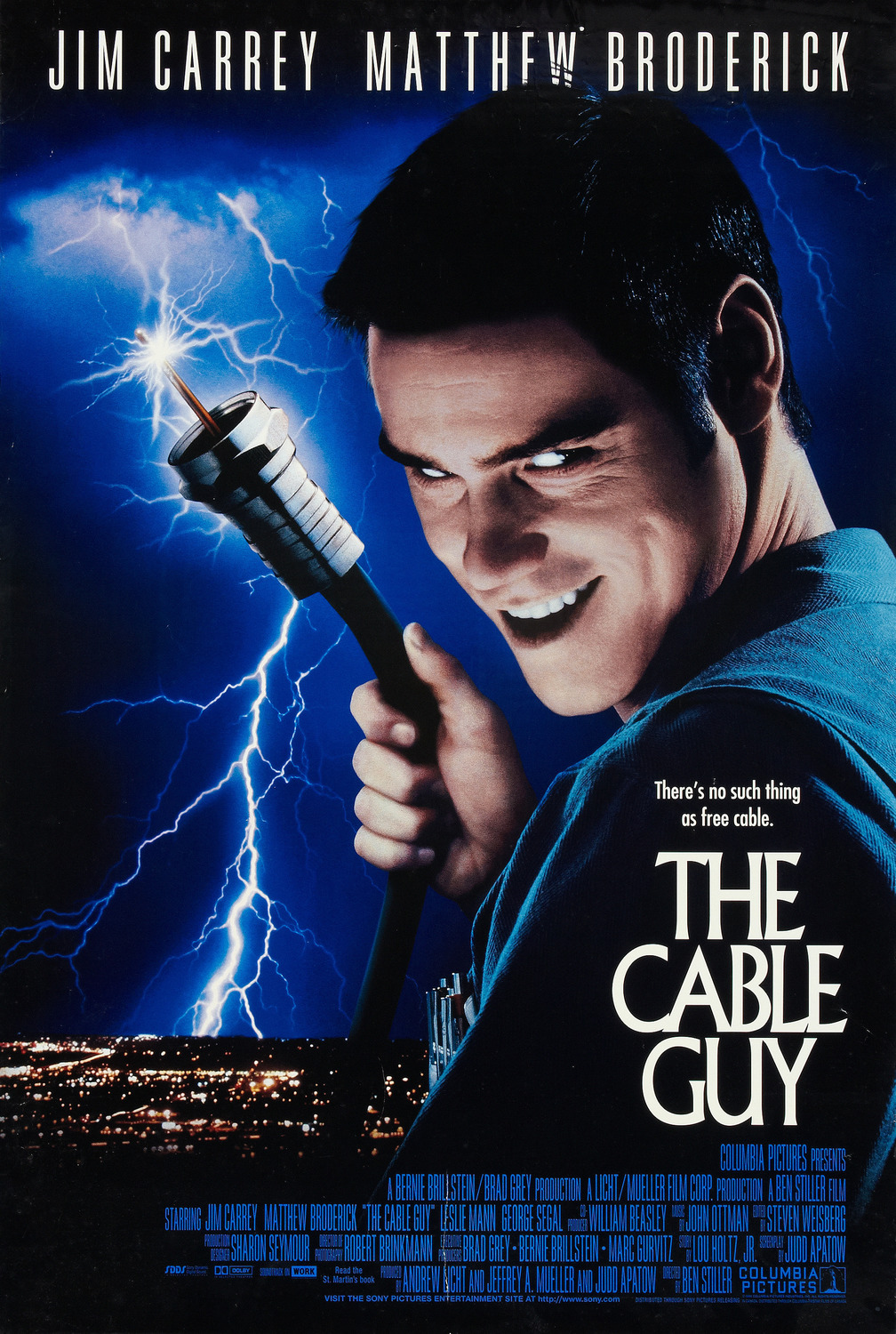 Extra Large Movie Poster Image for The Cable Guy 