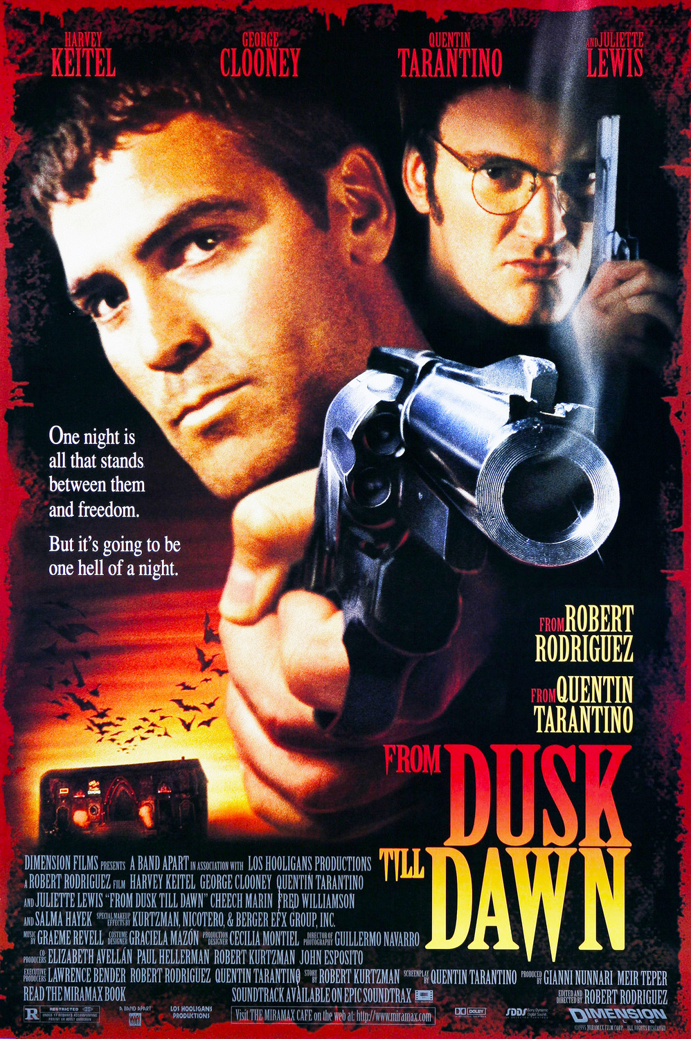 Extra Large Movie Poster Image for From Dusk Till Dawn (#1 of 4)