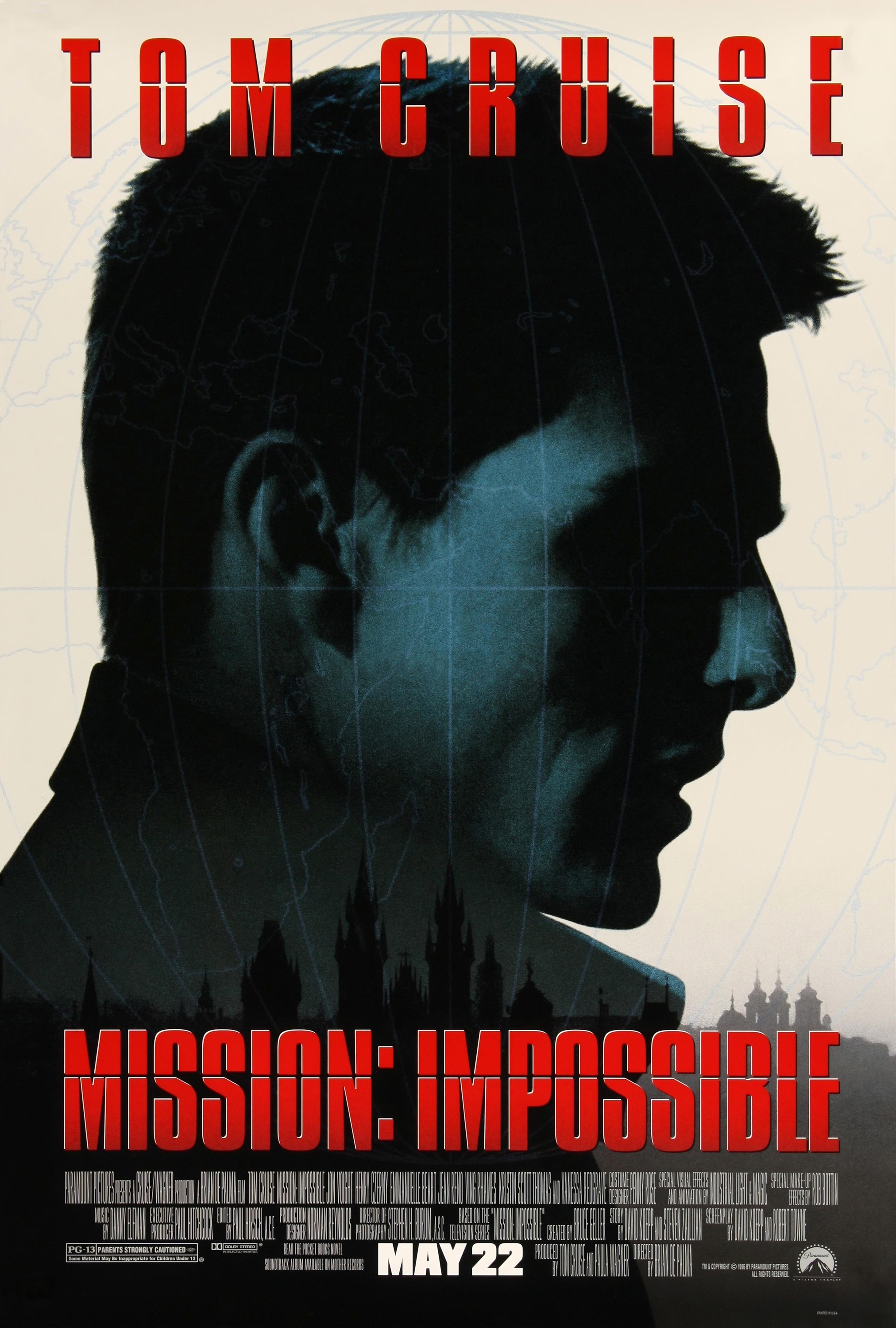 Mega Sized Movie Poster Image for Mission: Impossible (#2 of 2)
