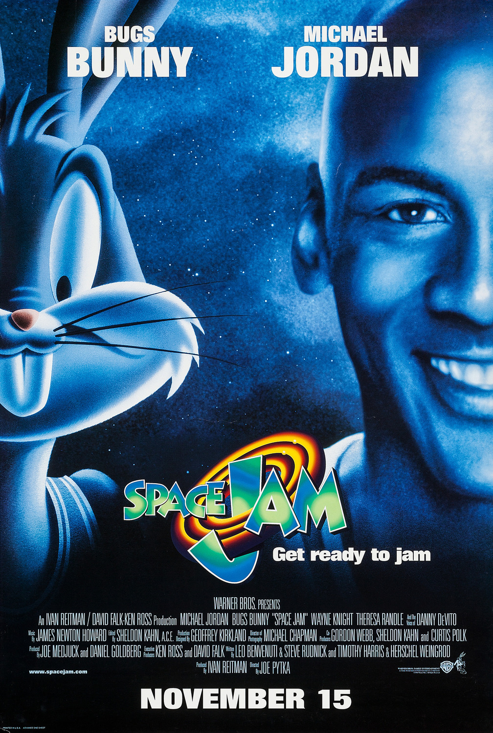 Extra Large Movie Poster Image for Space Jam (#1 of 12)