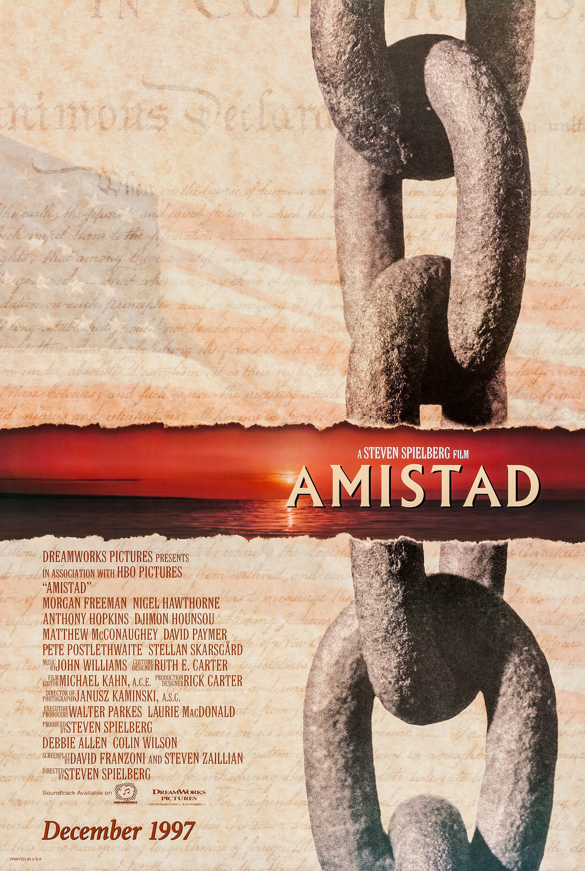 Mega Sized Movie Poster Image for Amistad (#2 of 2)