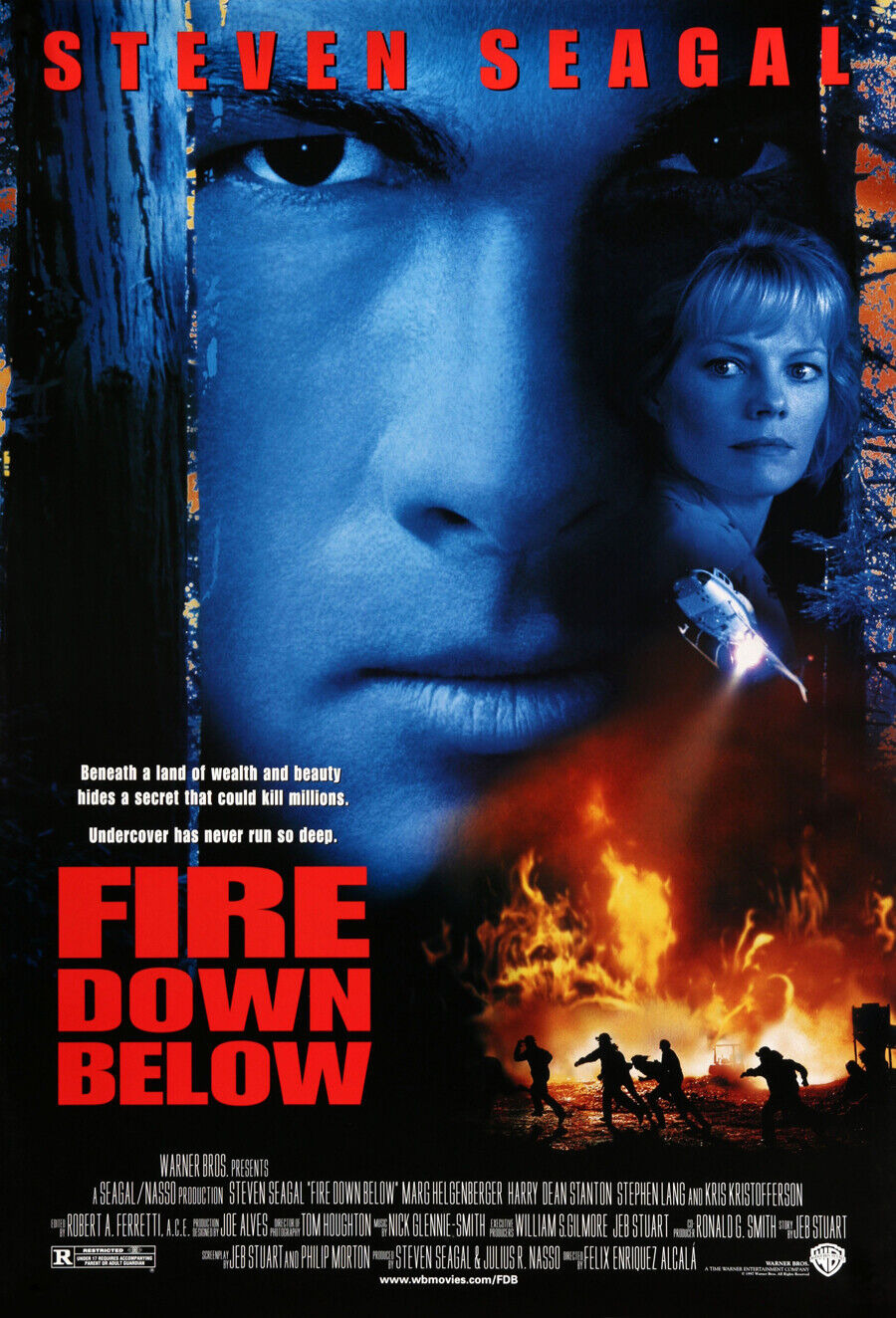 Extra Large Movie Poster Image for Fire Down Below (#1 of 2)