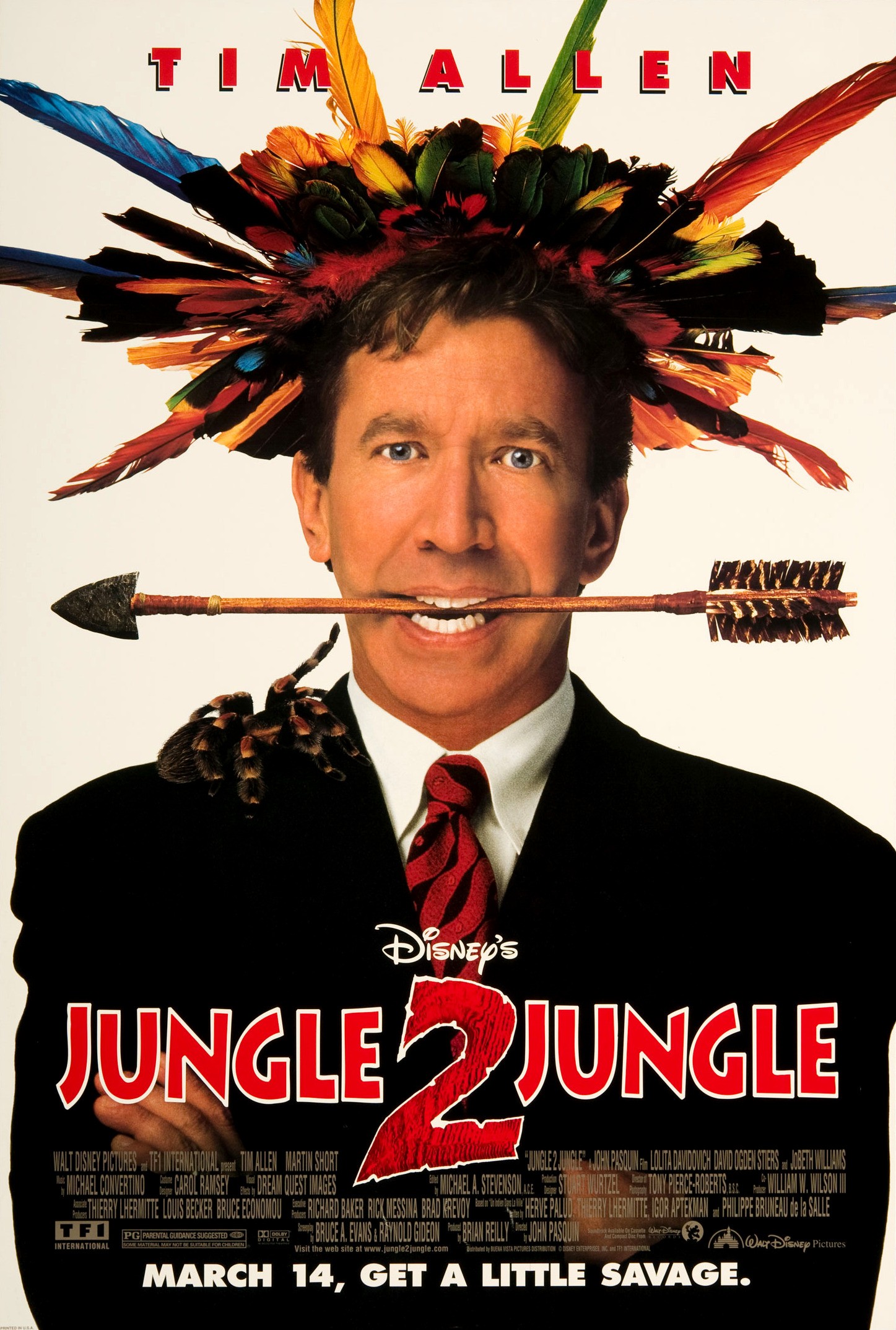 Mega Sized Movie Poster Image for Jungle 2 Jungle (#2 of 3)