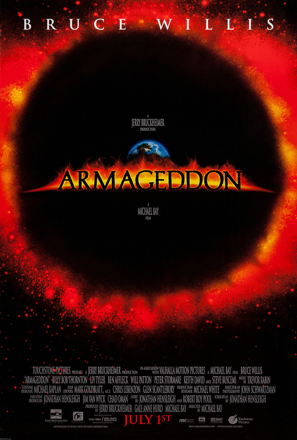 Extra Large Movie Poster Image for Armageddon (#3 of 9)