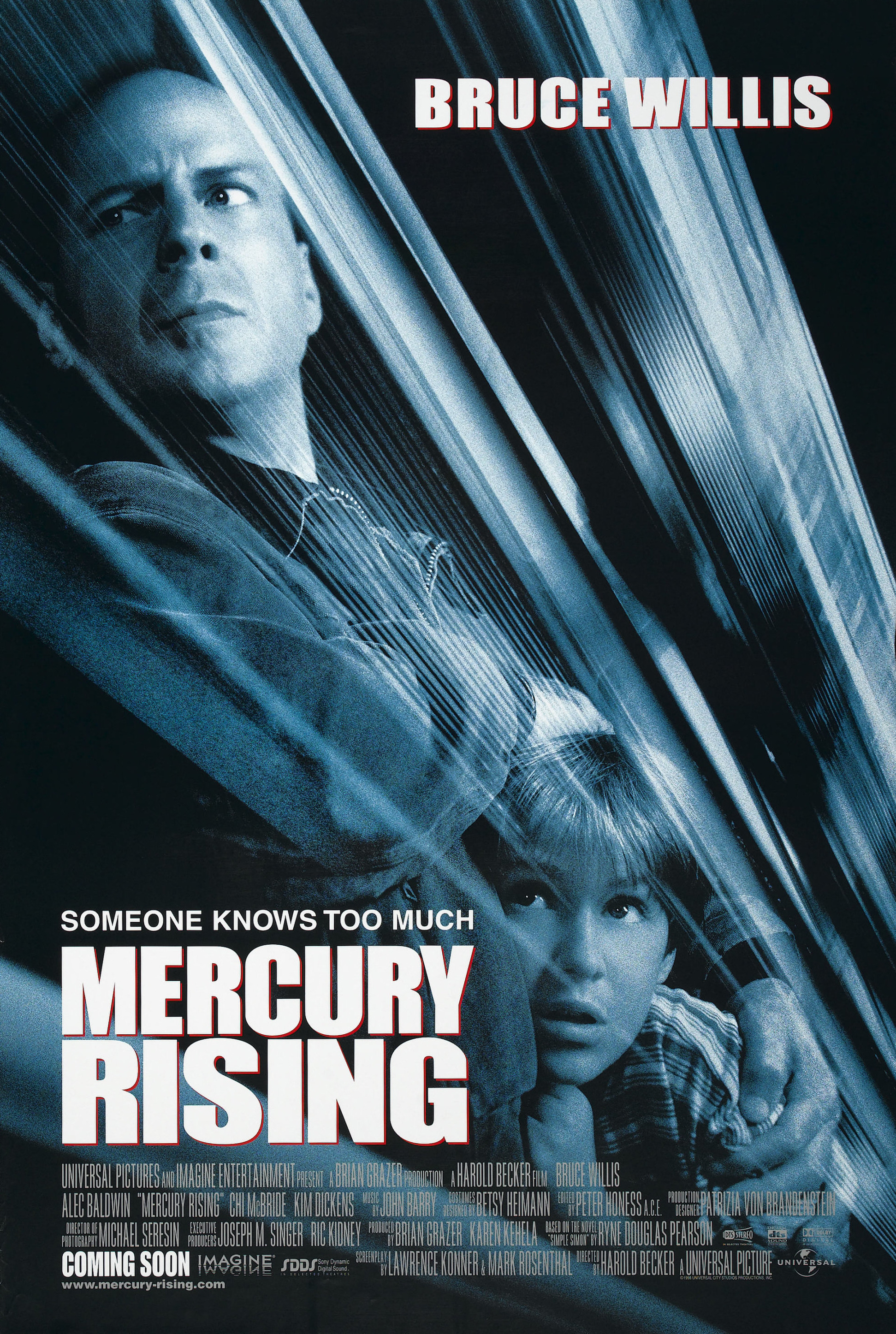 Mega Sized Movie Poster Image for Mercury Rising (#1 of 3)
