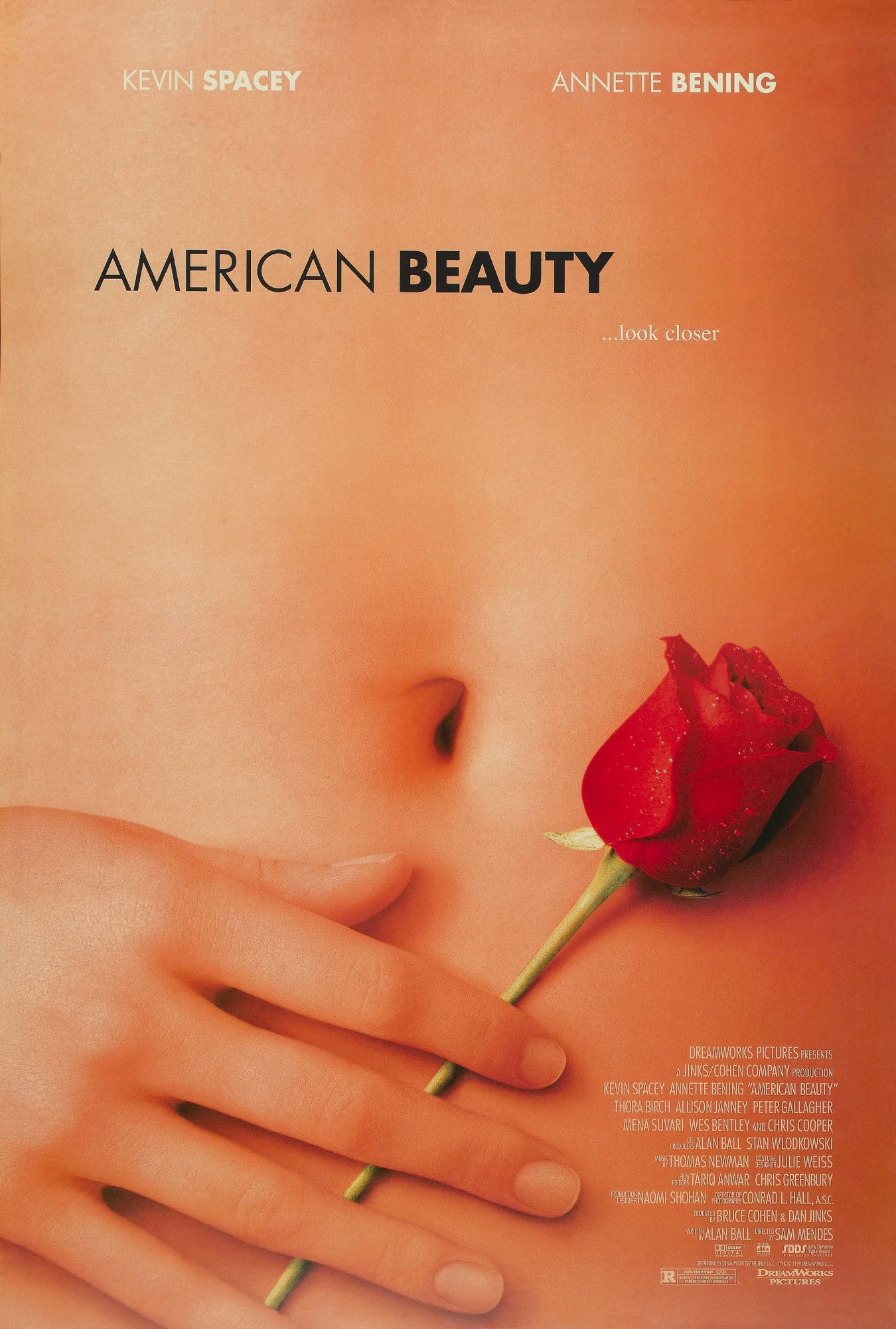 Mega Sized Movie Poster Image for American Beauty (#1 of 2)